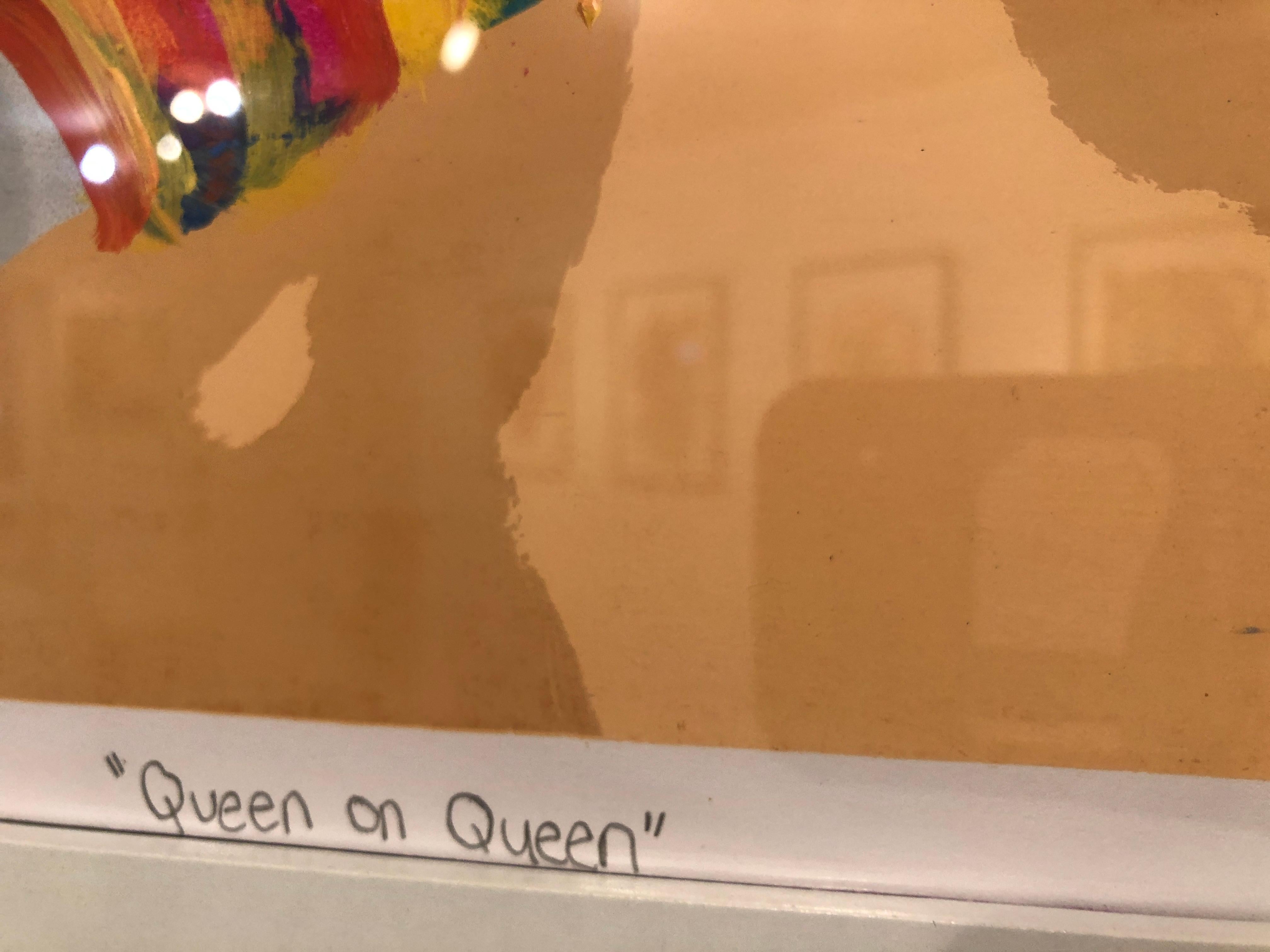 Serigrafia su carta in edizione limitata, Queen on Queen . 6 di 20 in vendita 3