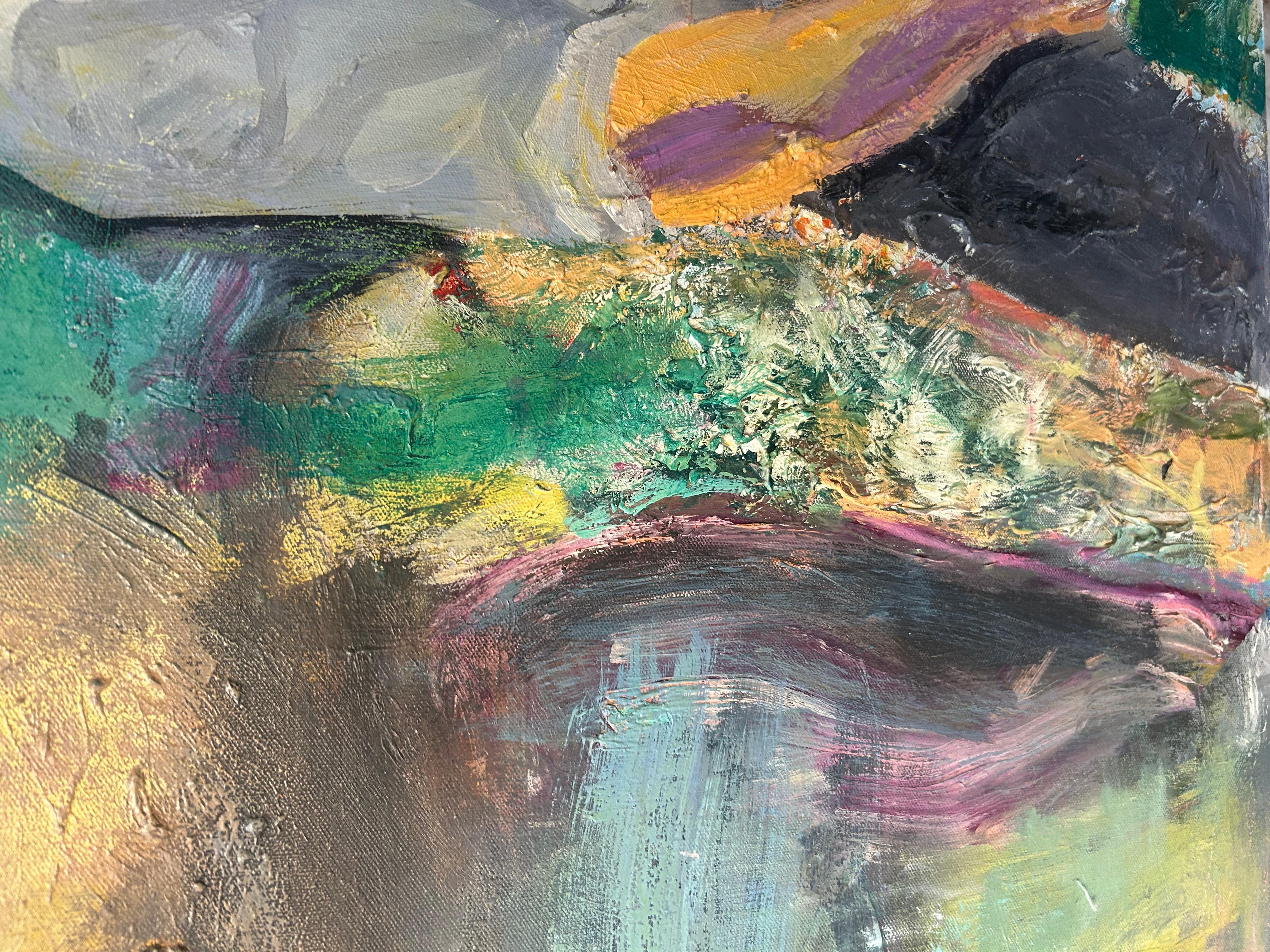Ryan: Contemporary Abstract Oil Painting en venta 4