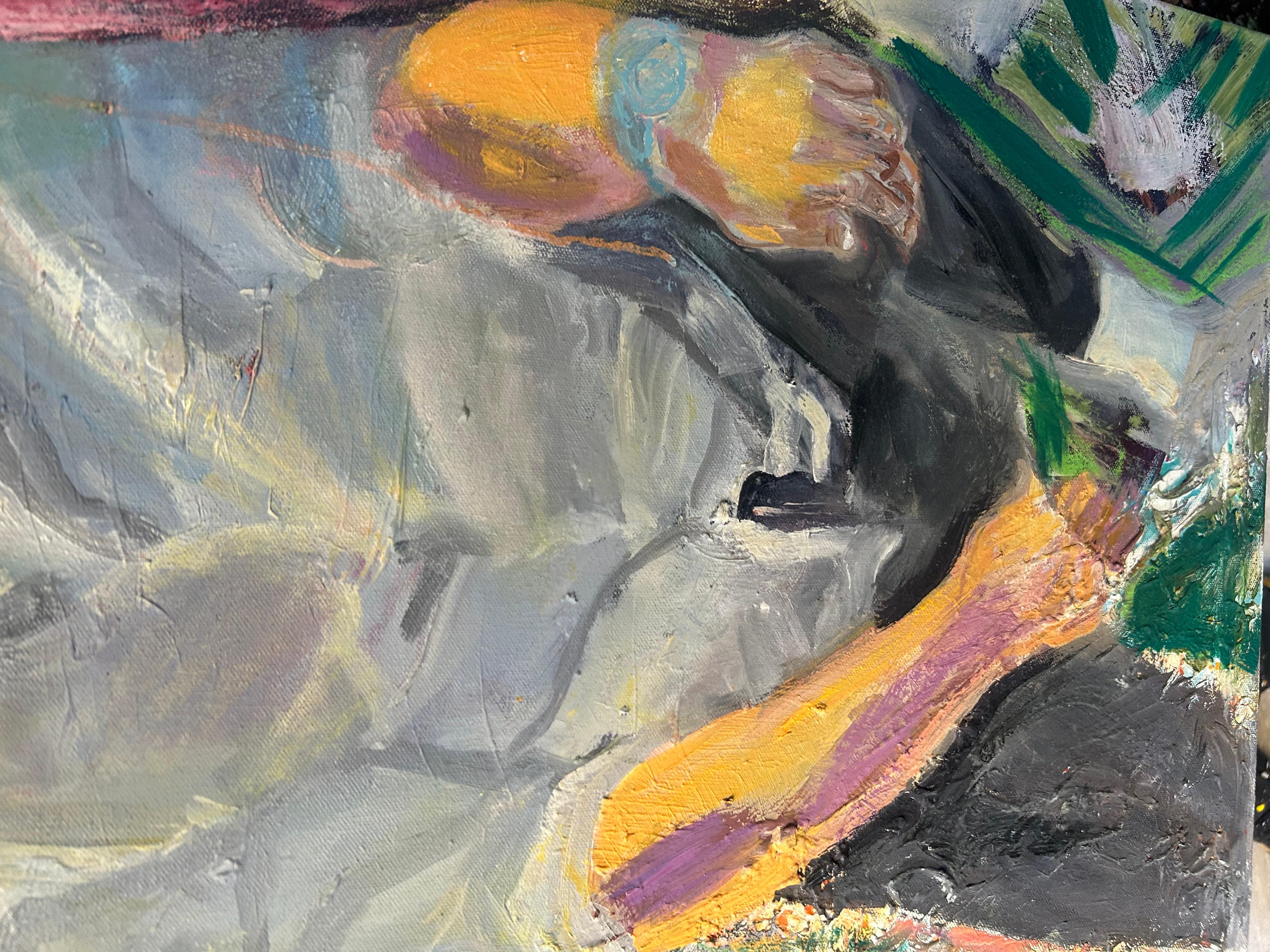 Ryan: Contemporary Abstract Oil Painting en venta 5