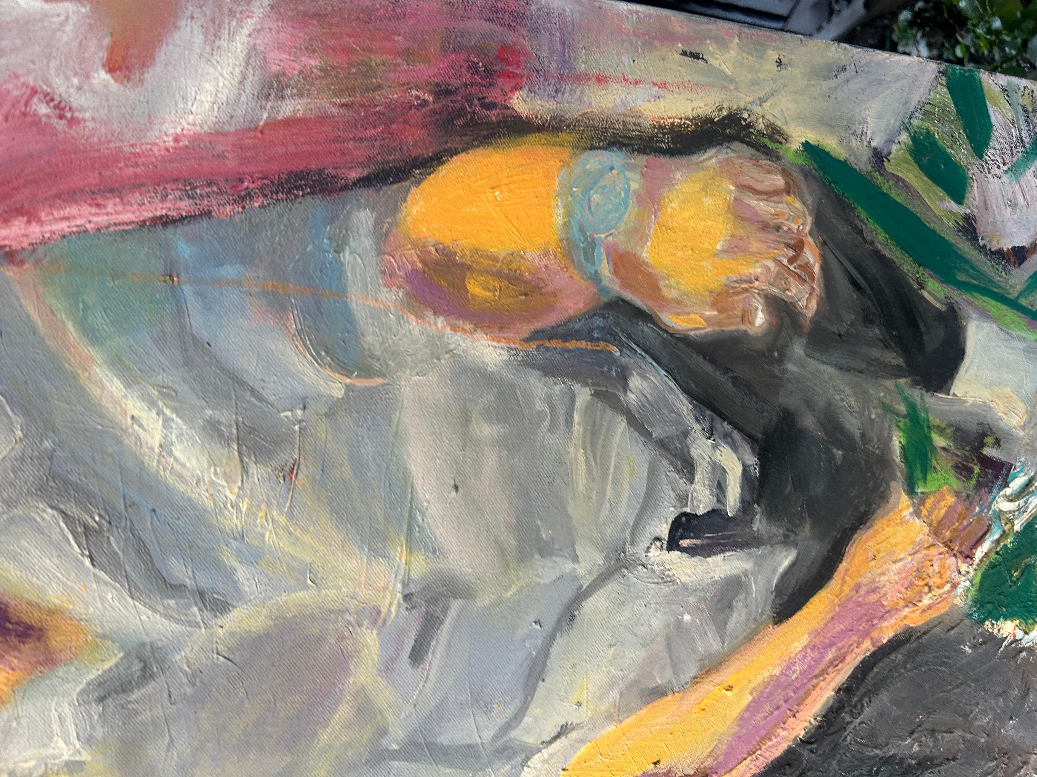 Ryan: Contemporary Abstract Oil Painting en venta 6