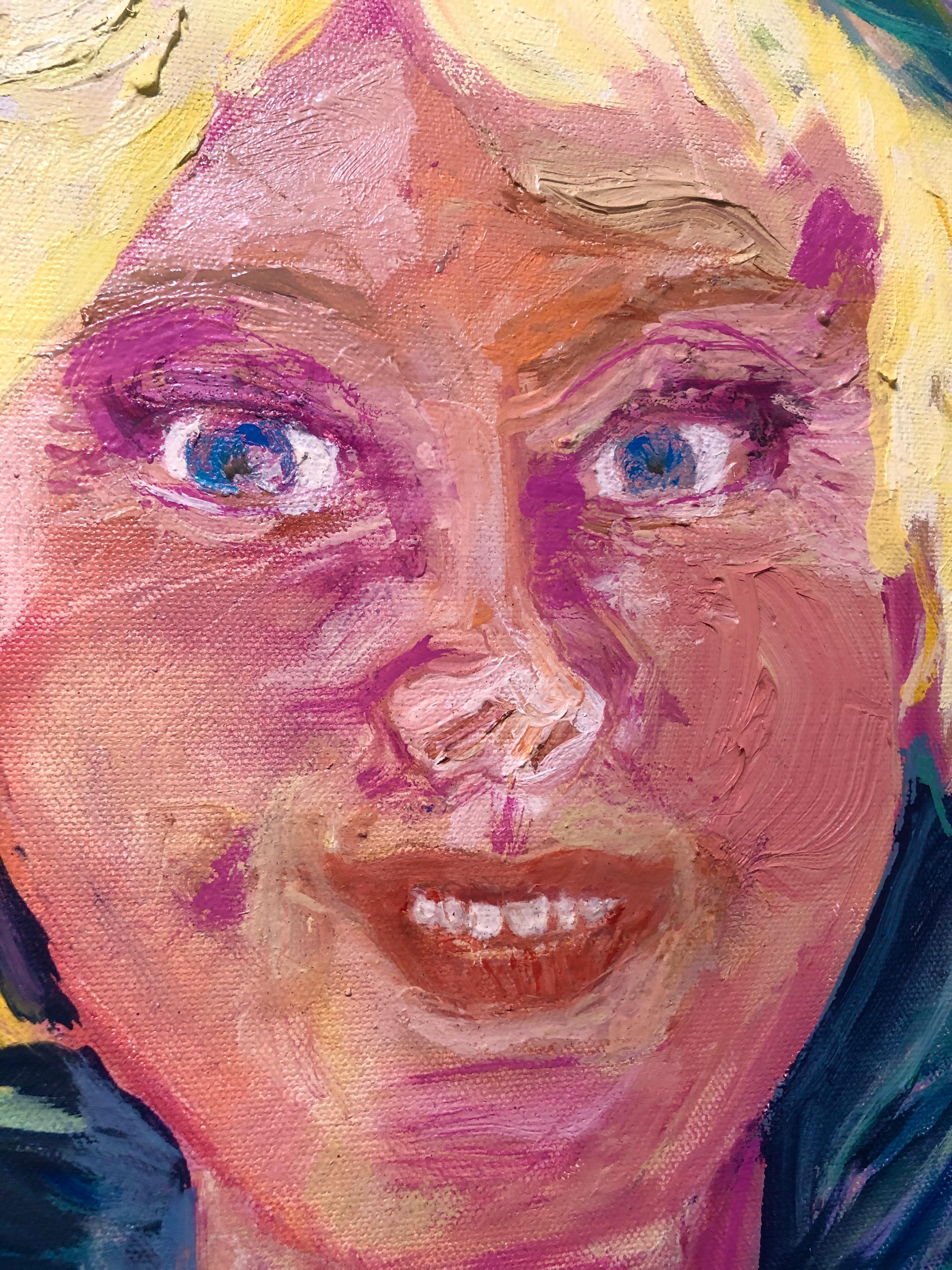 Alysha Grace Marko
Blackbird, 2023
Ritratto in stile contemporaneo con sfondo blu
30 x 24 pollici
Pittura a olio su tela

Nata nel Central Jersey, Alysha Grace Marko è una pittrice di New York e proprietaria della AMRM Gallery. Crescendo, Alysha è