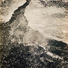 Portales de glace n° 4244 / photographie de nature en noir et blanc