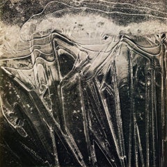 Portales de glace n° 4396 / photographie de nature en noir et blanc