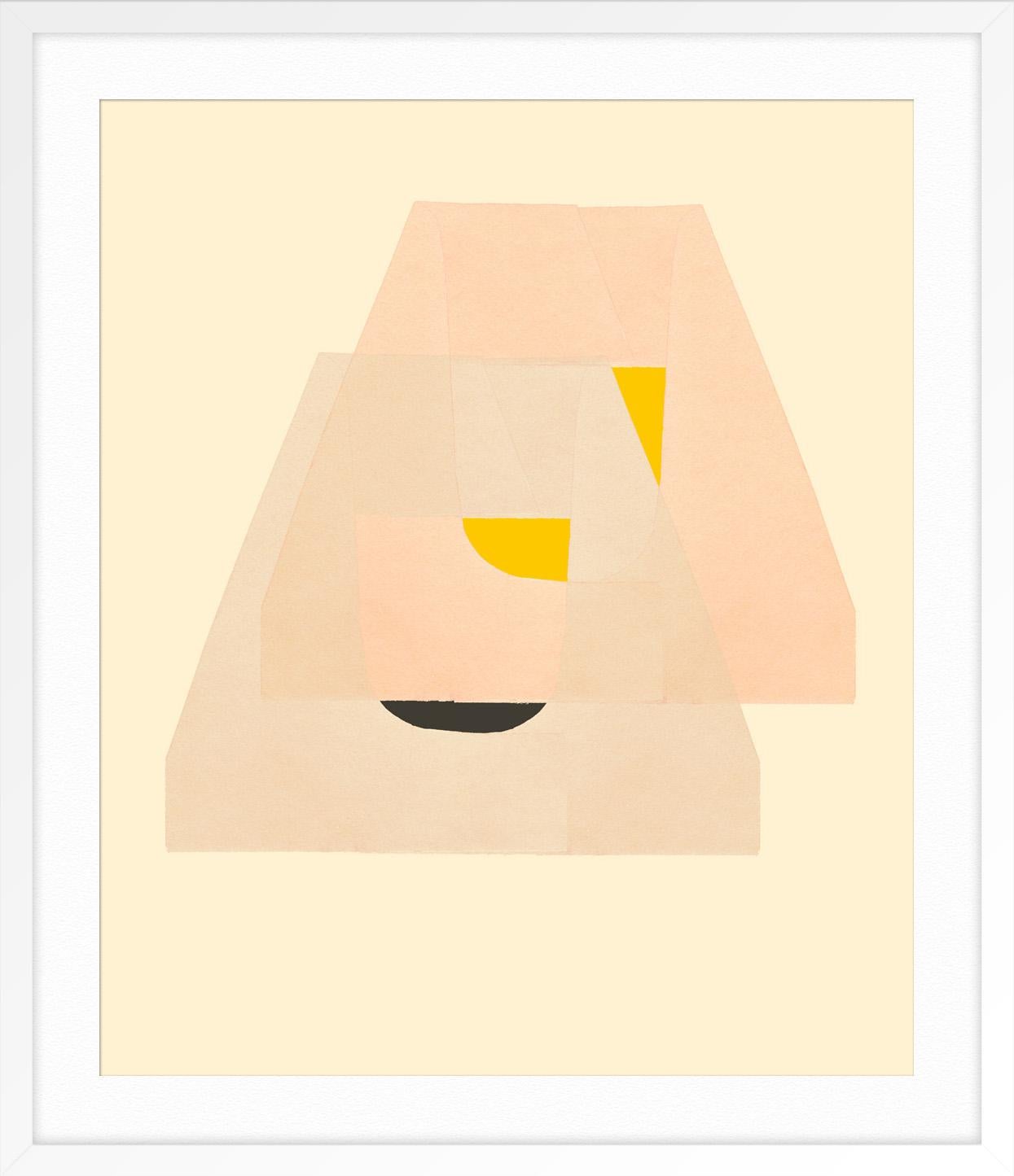 Tanzstudie 1 (Orange), Abstract Print, von Alyson Fox