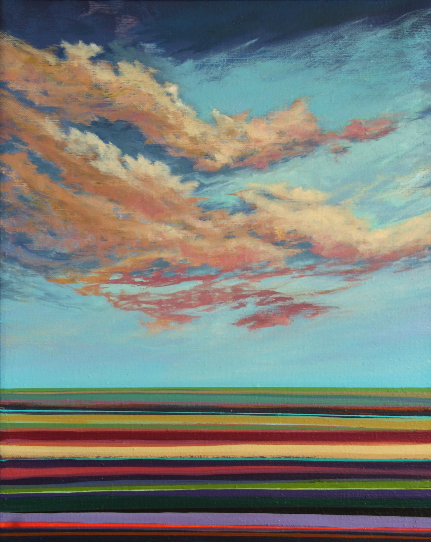 Endless Waves of Transformation no.8 - Painting by Alyson Kinkade