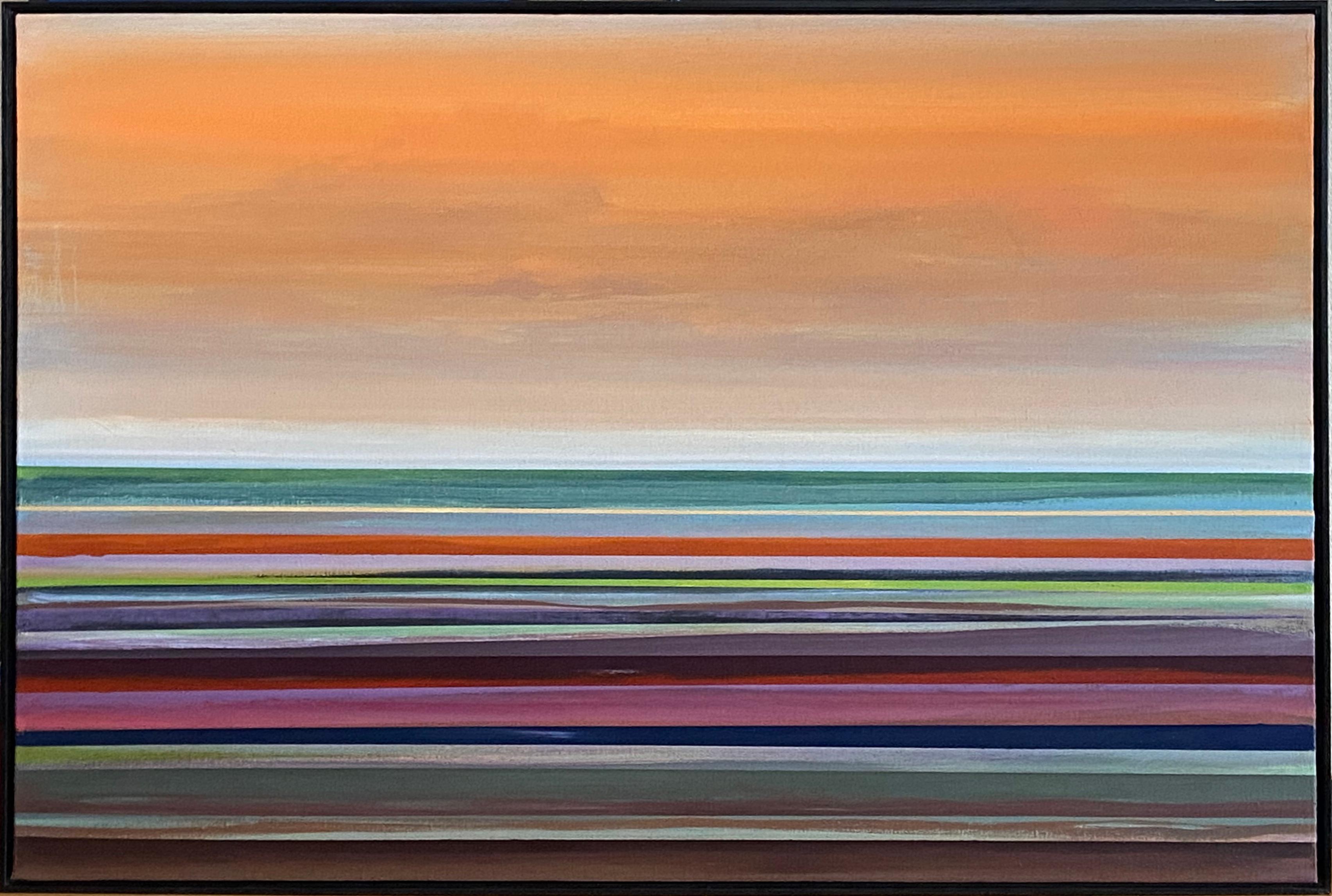 Alyson Kinkade Abstract Painting - Fiery