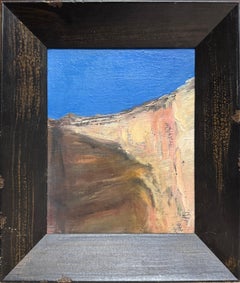 Near Ghost Ranch: Echo Amphitheatre, 10x8" oil on canvas