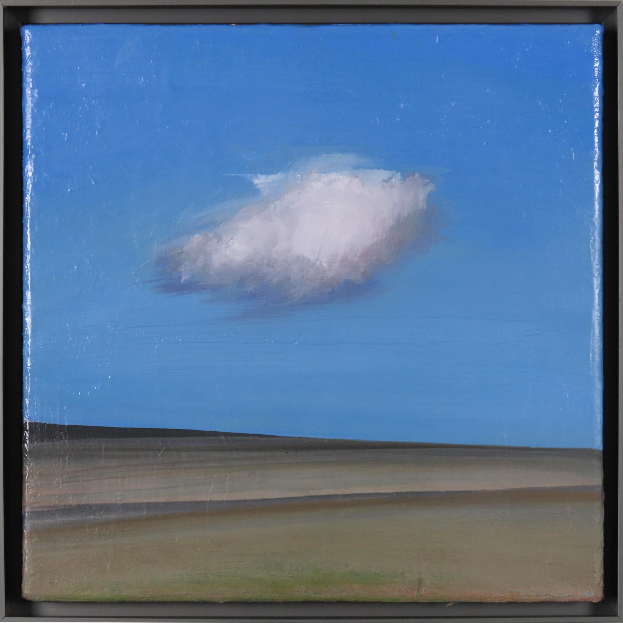 Alyson Kinkade Landscape Painting - Piece of the Sky no.13, 12x12", oil on linen