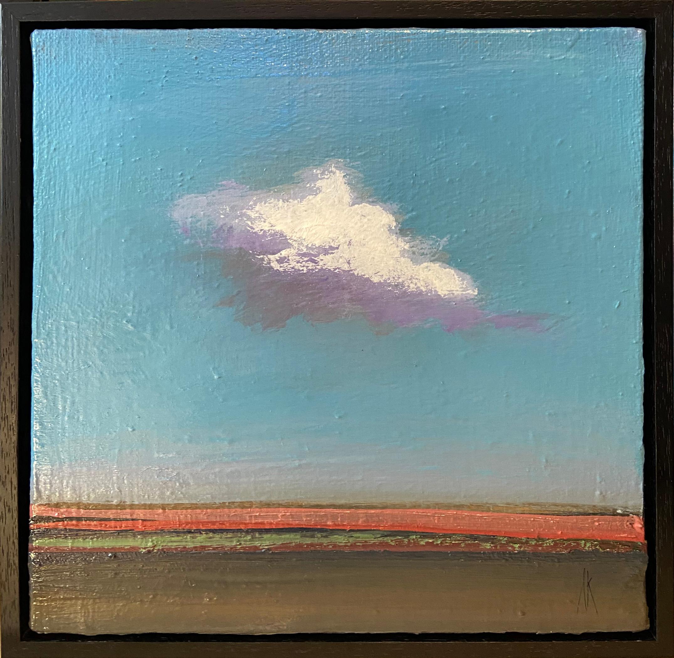 Landscape Painting di Alyson Kinkade - Pezzo di cielo n. 14, 12x12", olio su lino