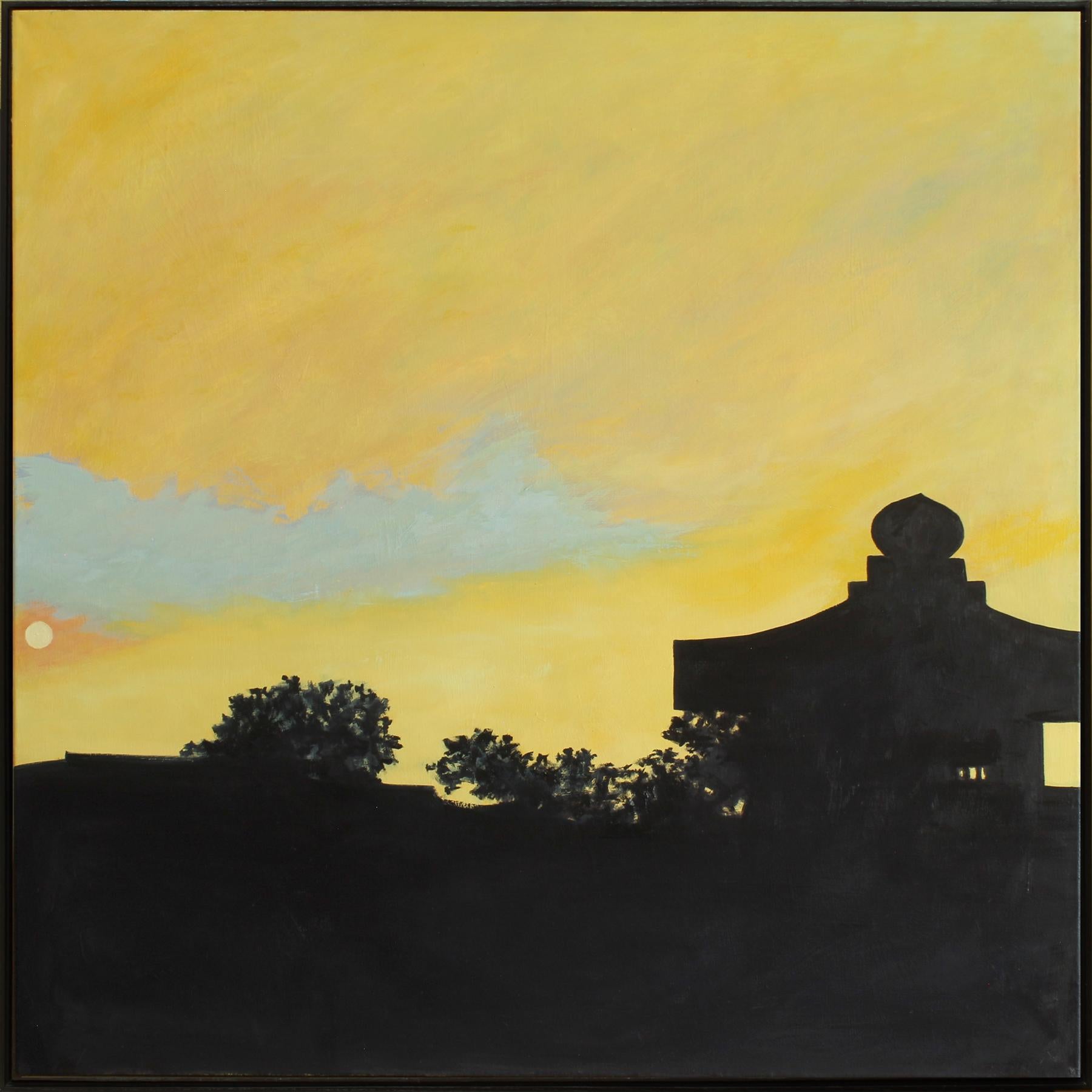 Alyson Kinkade Landscape Painting - Under One Sky no.2, 44x44" oil on linen
