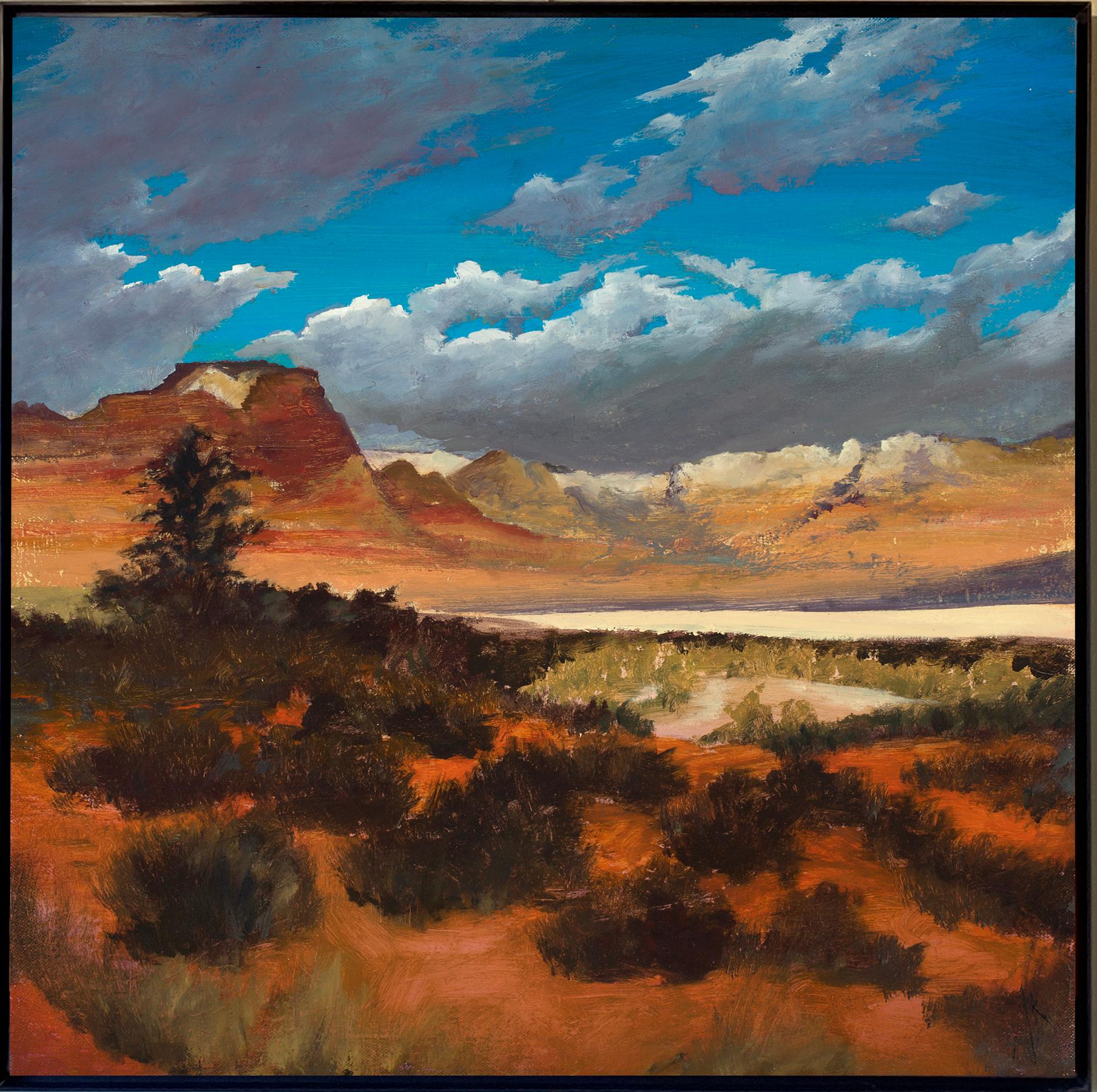 Alyson Kinkade Landscape Painting - Where Earth Meets Sky