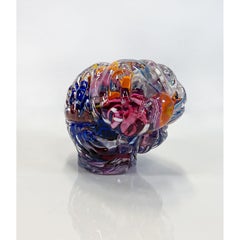 Multiverse Glass Brain Sculpture, handmade, original 1/1