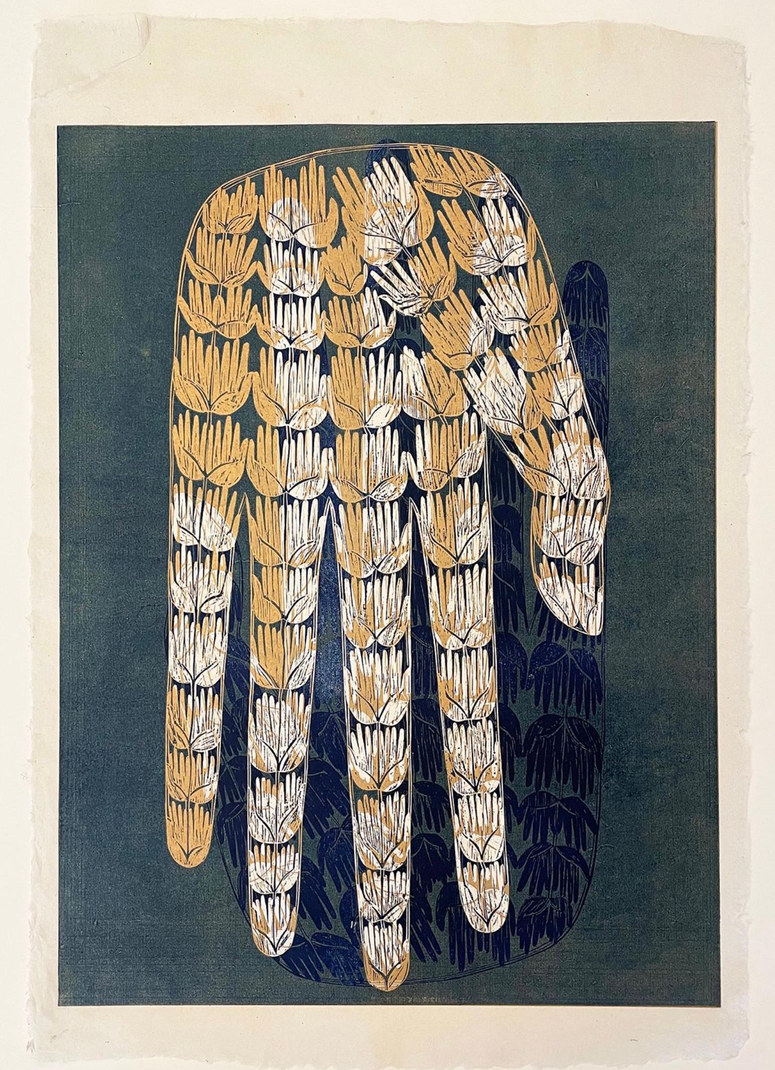 Alyssa Sakina Mumtaz Figurative Print - Pact