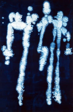 "Series 9, #07" abstract ink painting of abstract figures