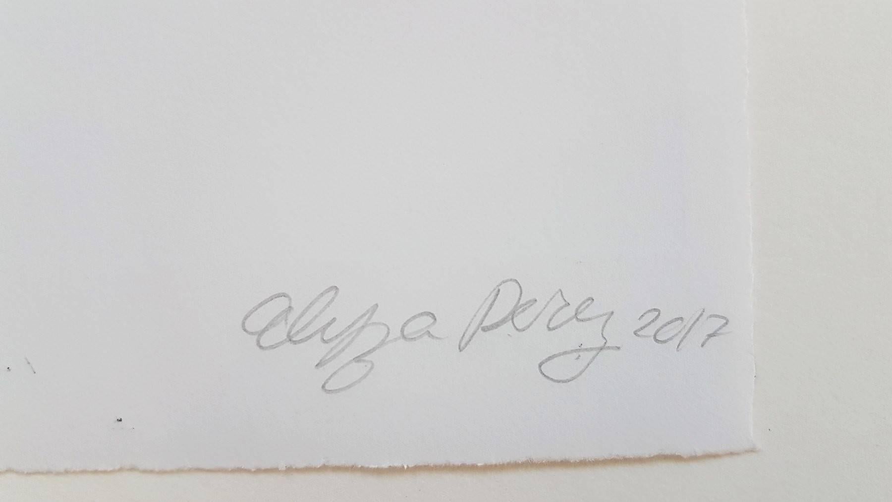 La stampa di un vero fantasma - Print Contemporaneo di Alyza Perez