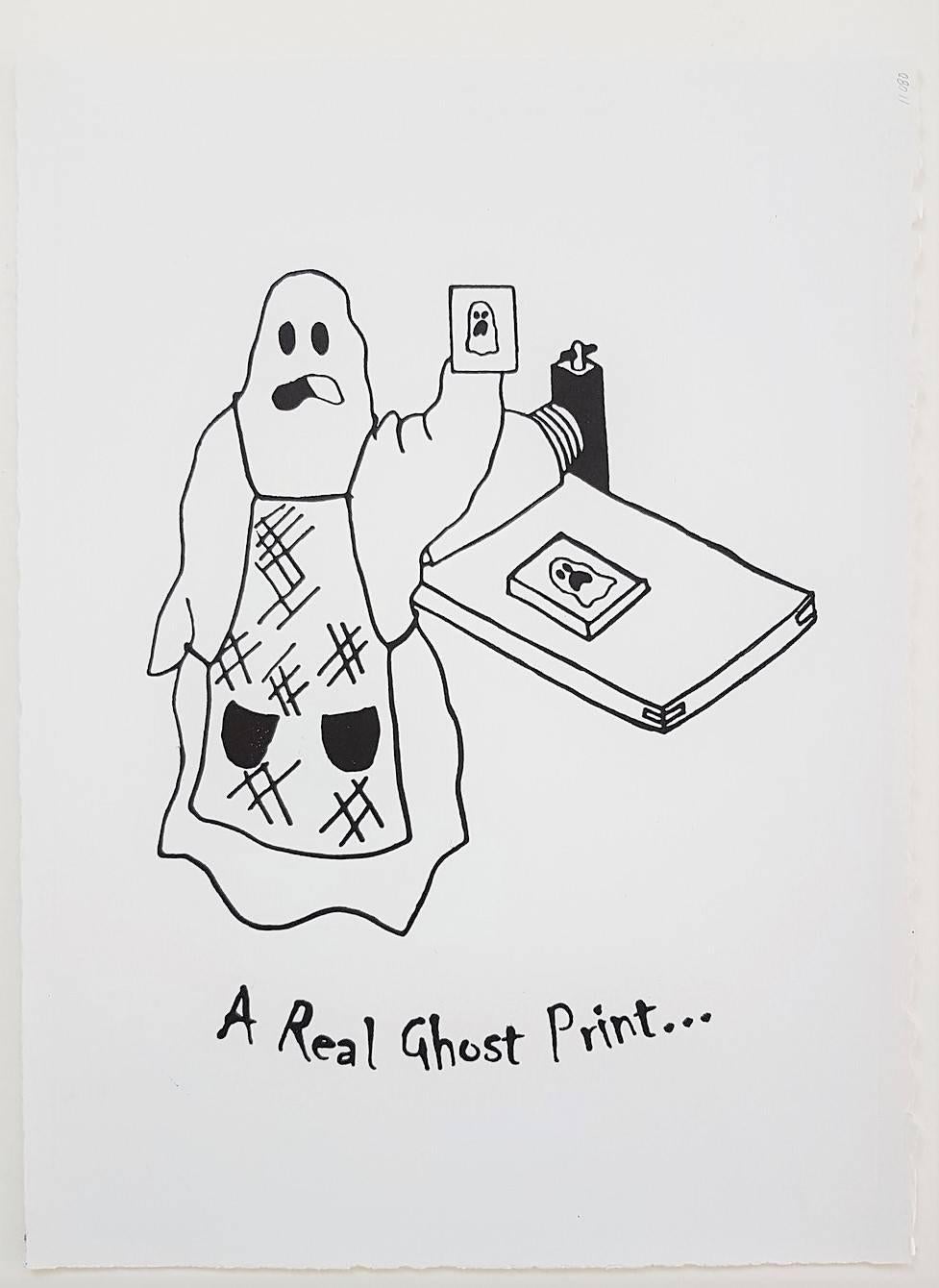 La stampa di un vero fantasma - Print di Alyza Perez