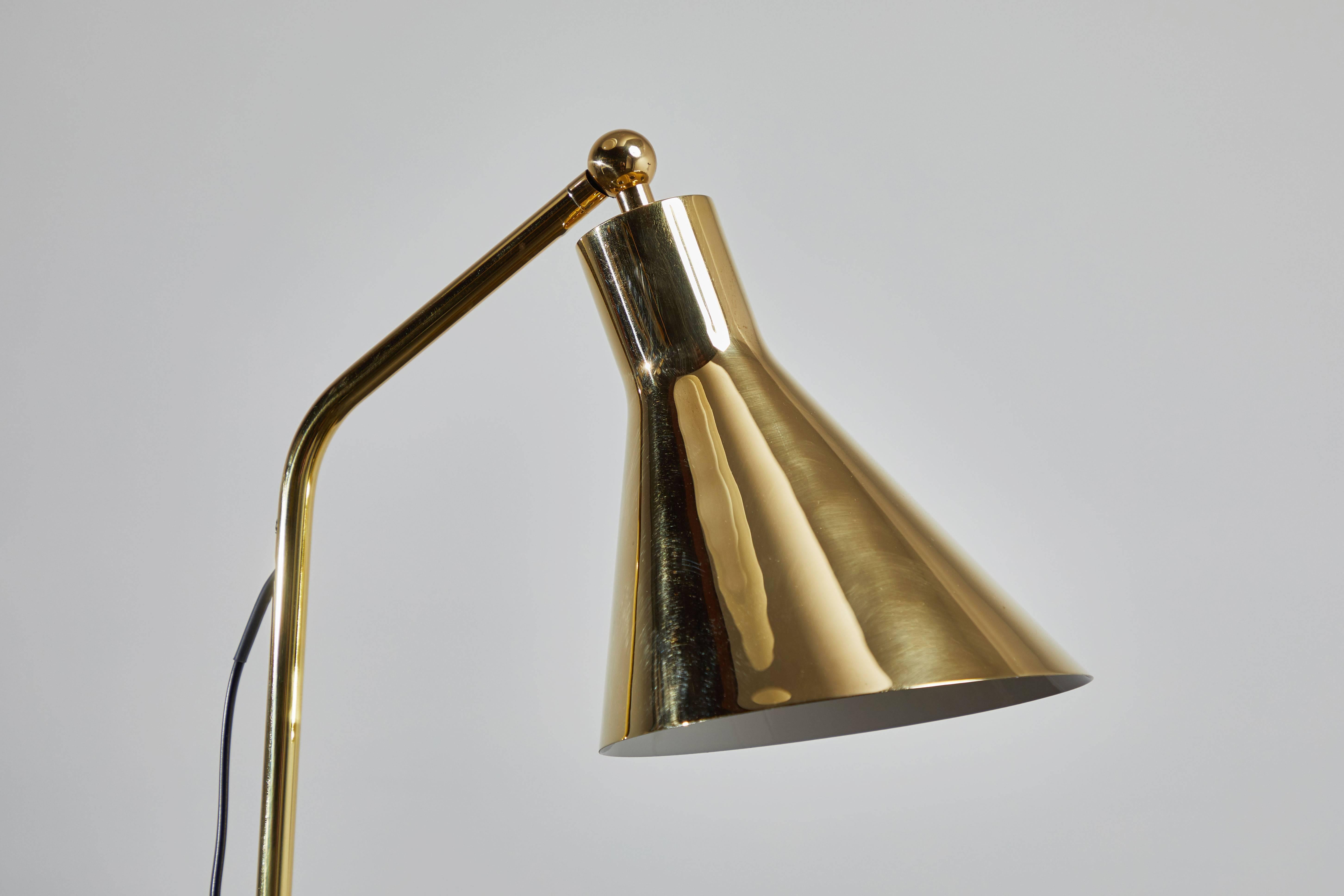 Brass Alzabile Floor Lamp by Ignazio Gardella