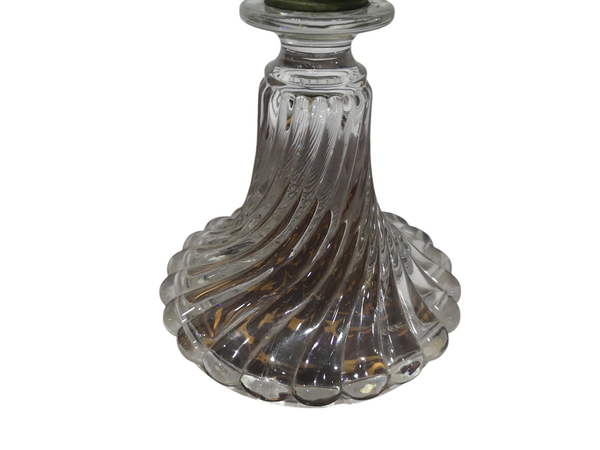 1920er Baccarat-Kristall-Säule im Zustand „Hervorragend“ im Angebot in Catania, IT