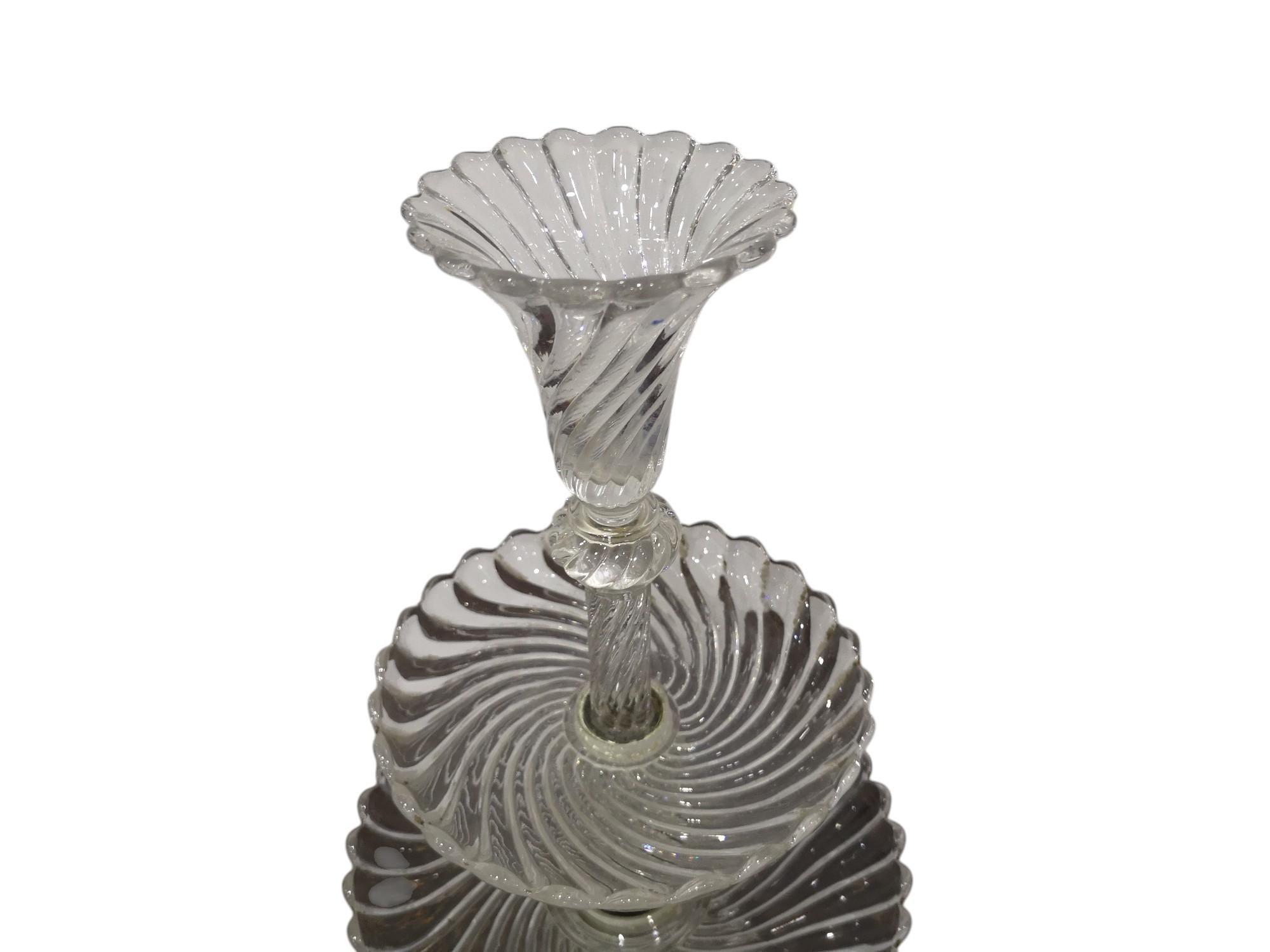 1920er Baccarat-Kristall-Säule (Early 20th Century) im Angebot