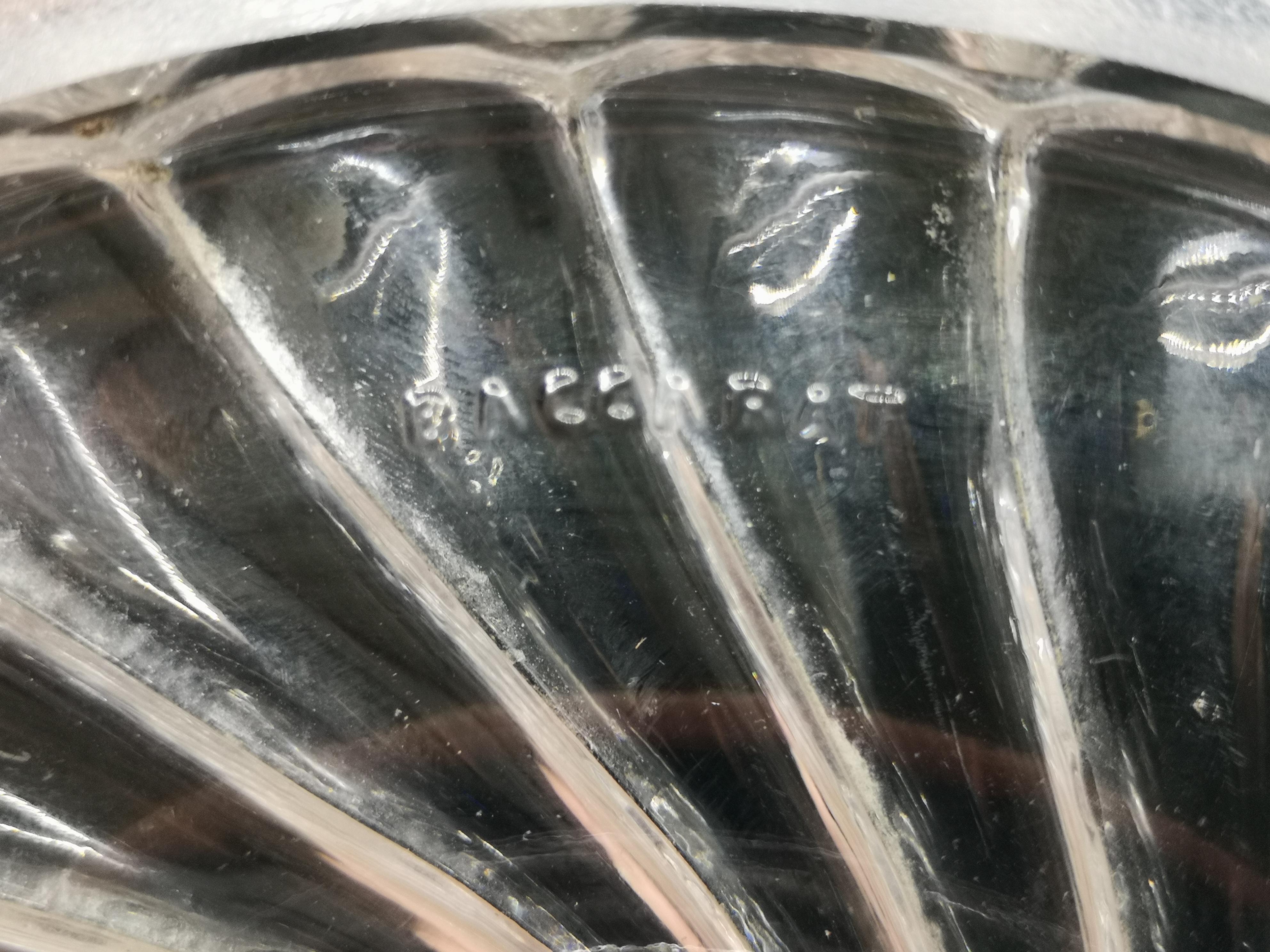 1920er Baccarat-Kristall-Säule im Angebot 3