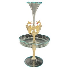 Blown Glass Riser - Murano, 20th century