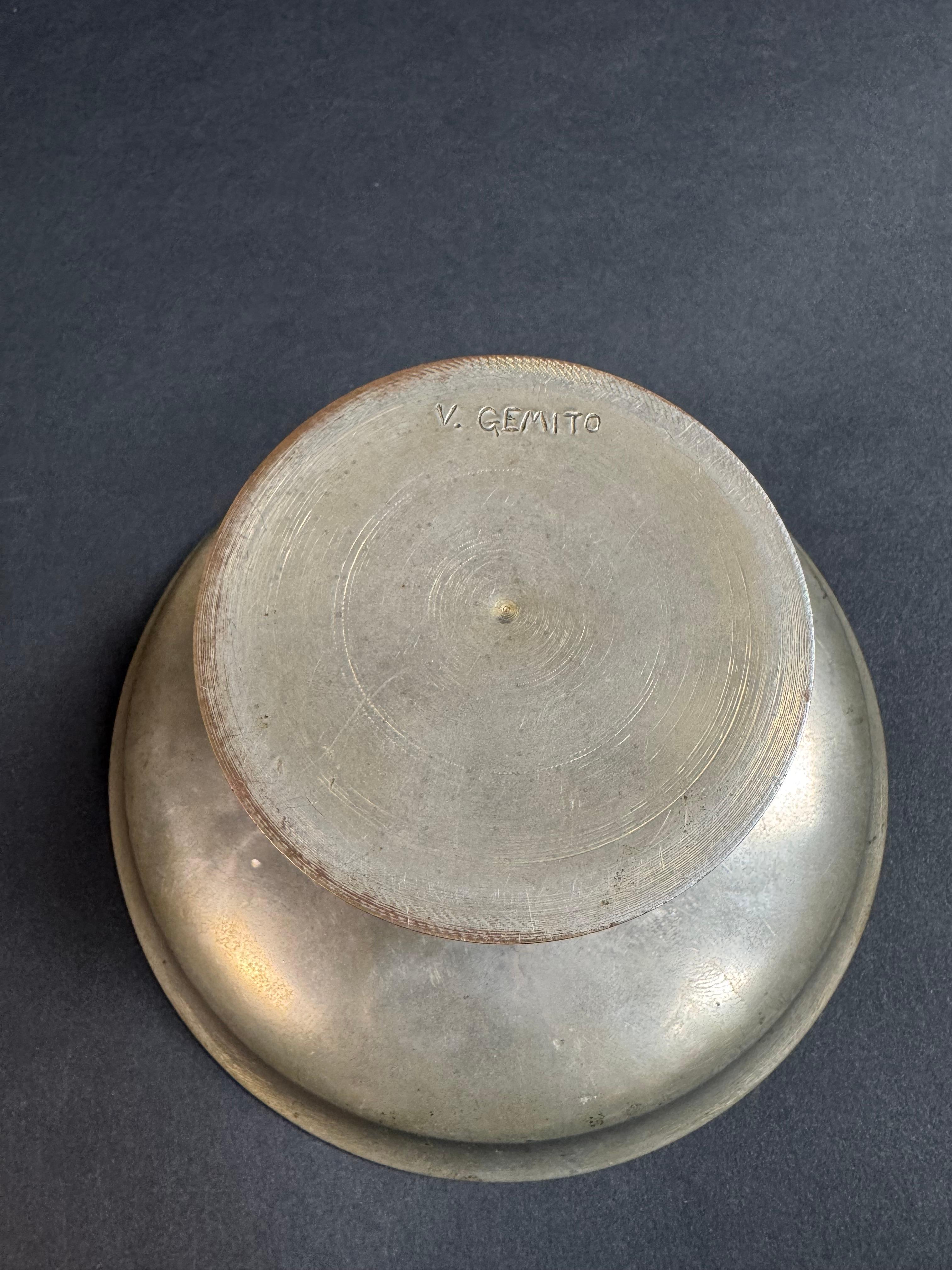 Alzatina di Vincenzo Gemito - Napoli XIX secolo For Sale 5