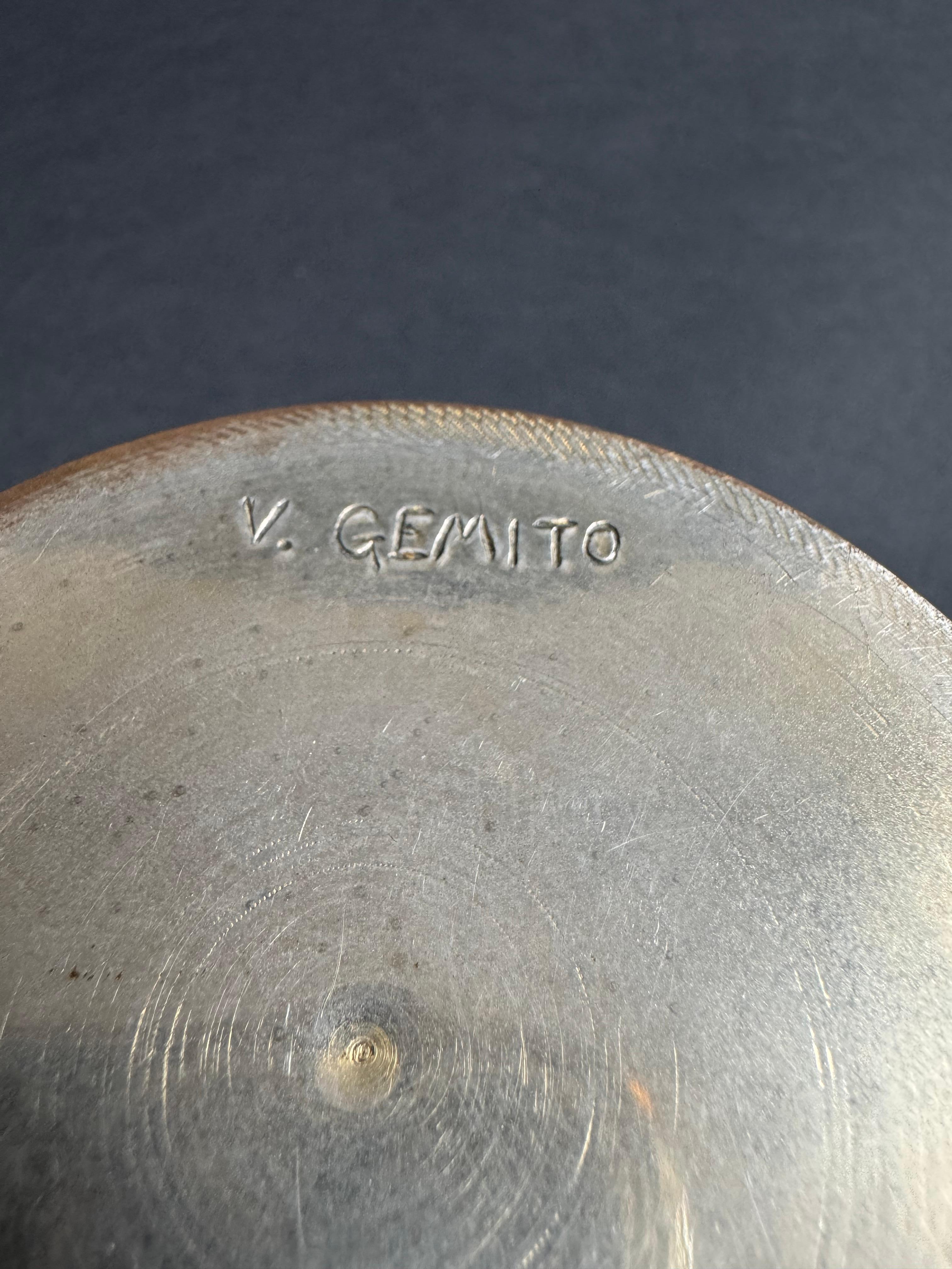 Alzatina di Vincenzo Gemito - Napoli XIX secolo For Sale 6