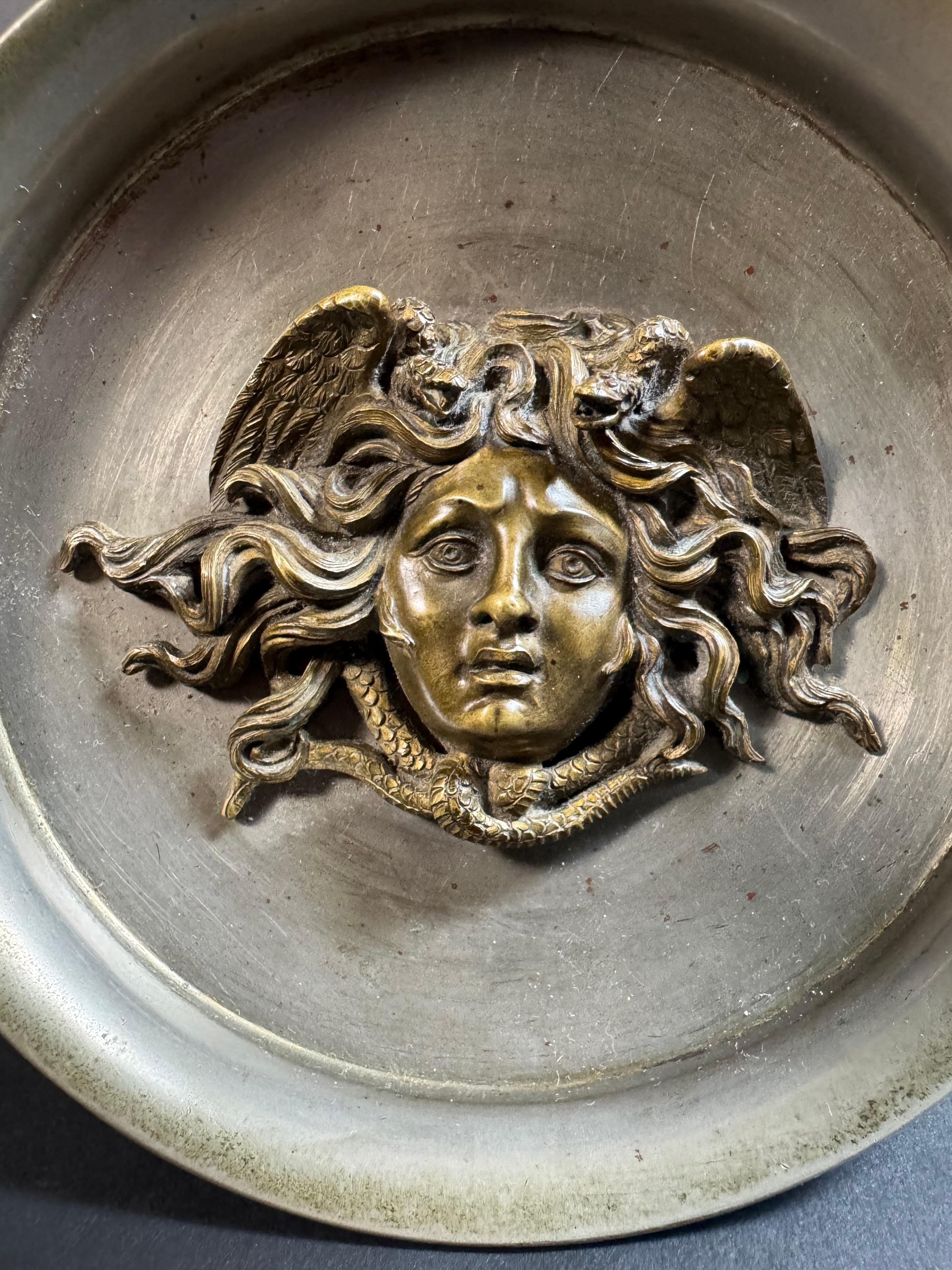 Alzatina di Vincenzo Gemito - Napoli XIX secolo In Good Condition For Sale In Fidenza, IT