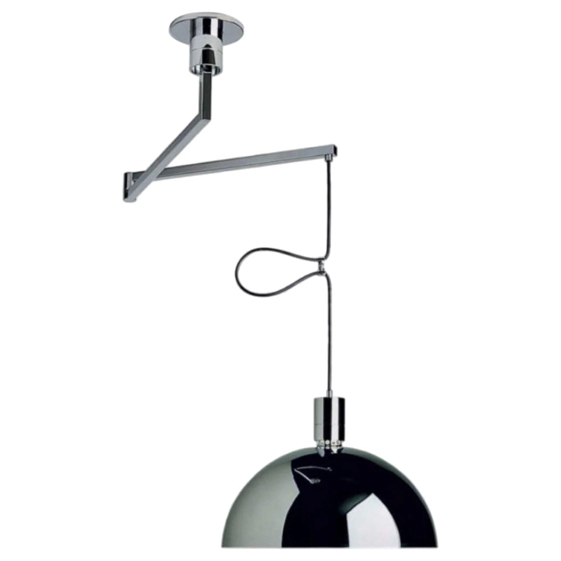 AM/AS Adjustable Arm Ceiling Lamp – Franco Albini for Sirrah, Italy, 1970s in vendita