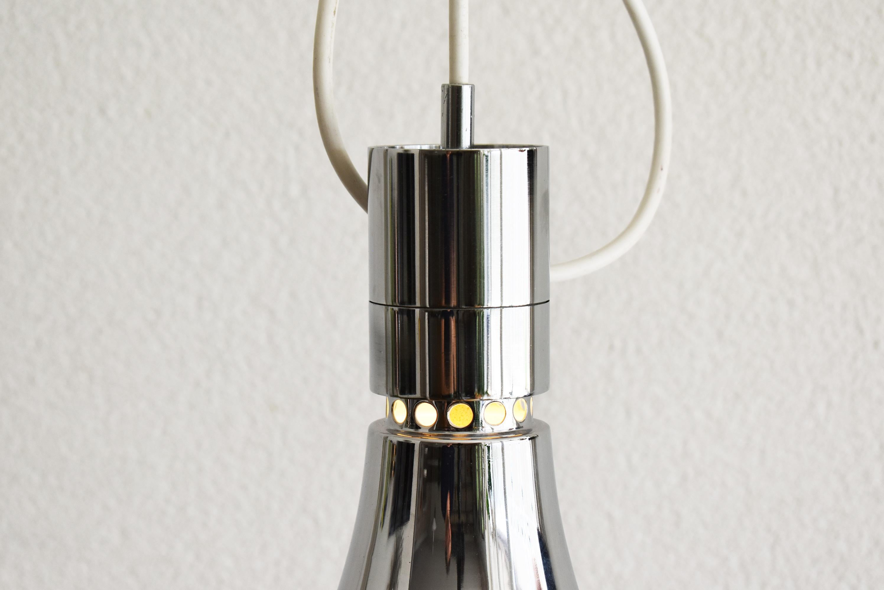 AM/AS Wall Lamp with Chromed Swing Arm by Franco Albini for Sirrah, 1960, Italy For Sale 3