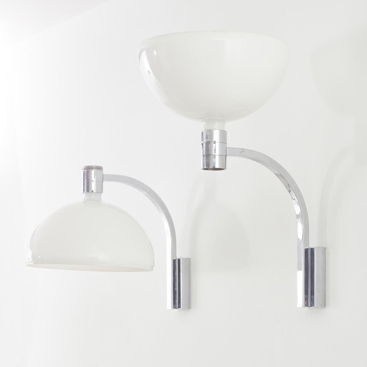Italian AM/AS wall lights by Albini, Helg and Piva for Sirrah, Italy, c1960 For Sale