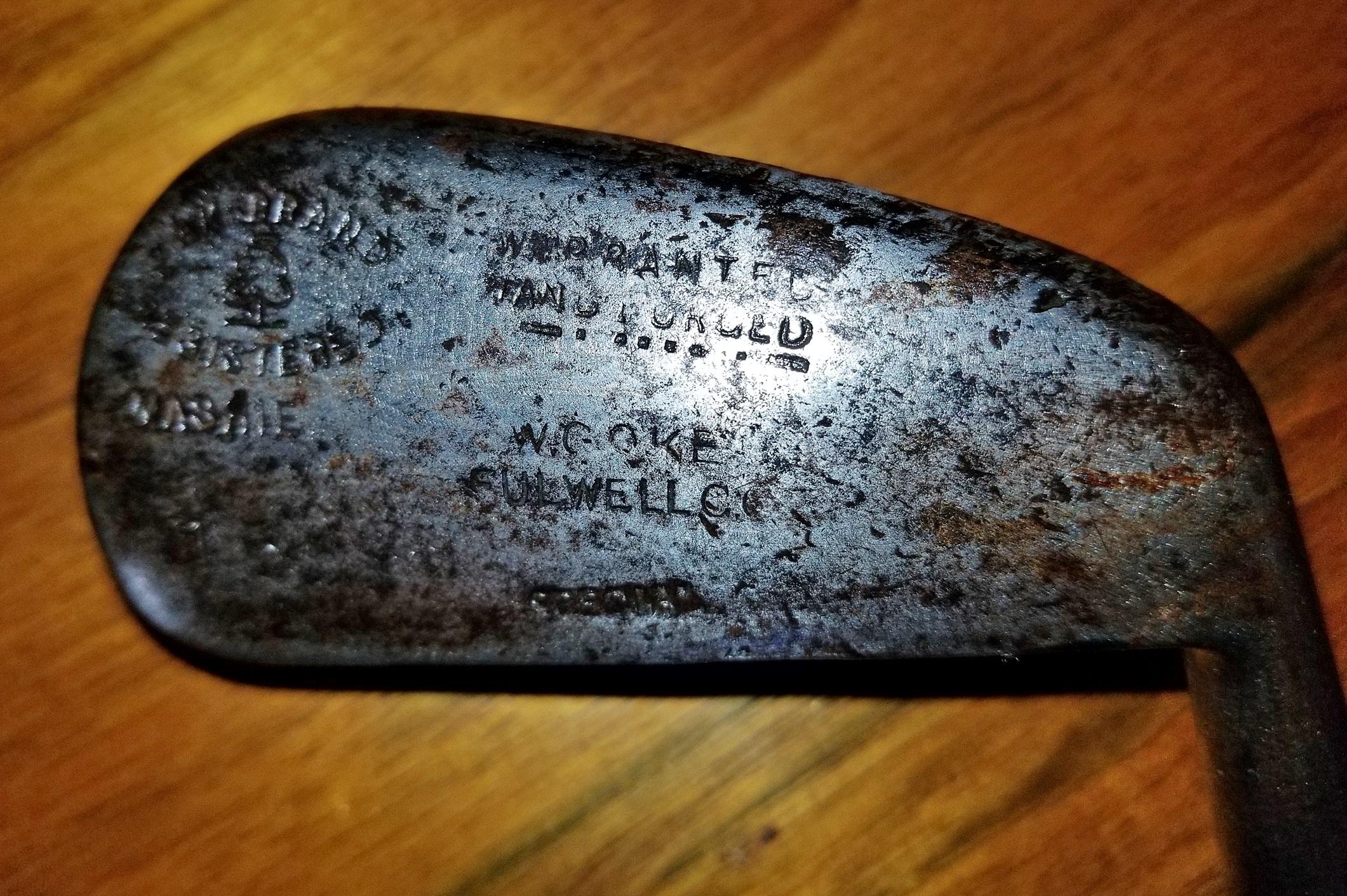 A.M. Brand Mashie H5 FBT George Oke of Fulwell GC, England For Sale 6