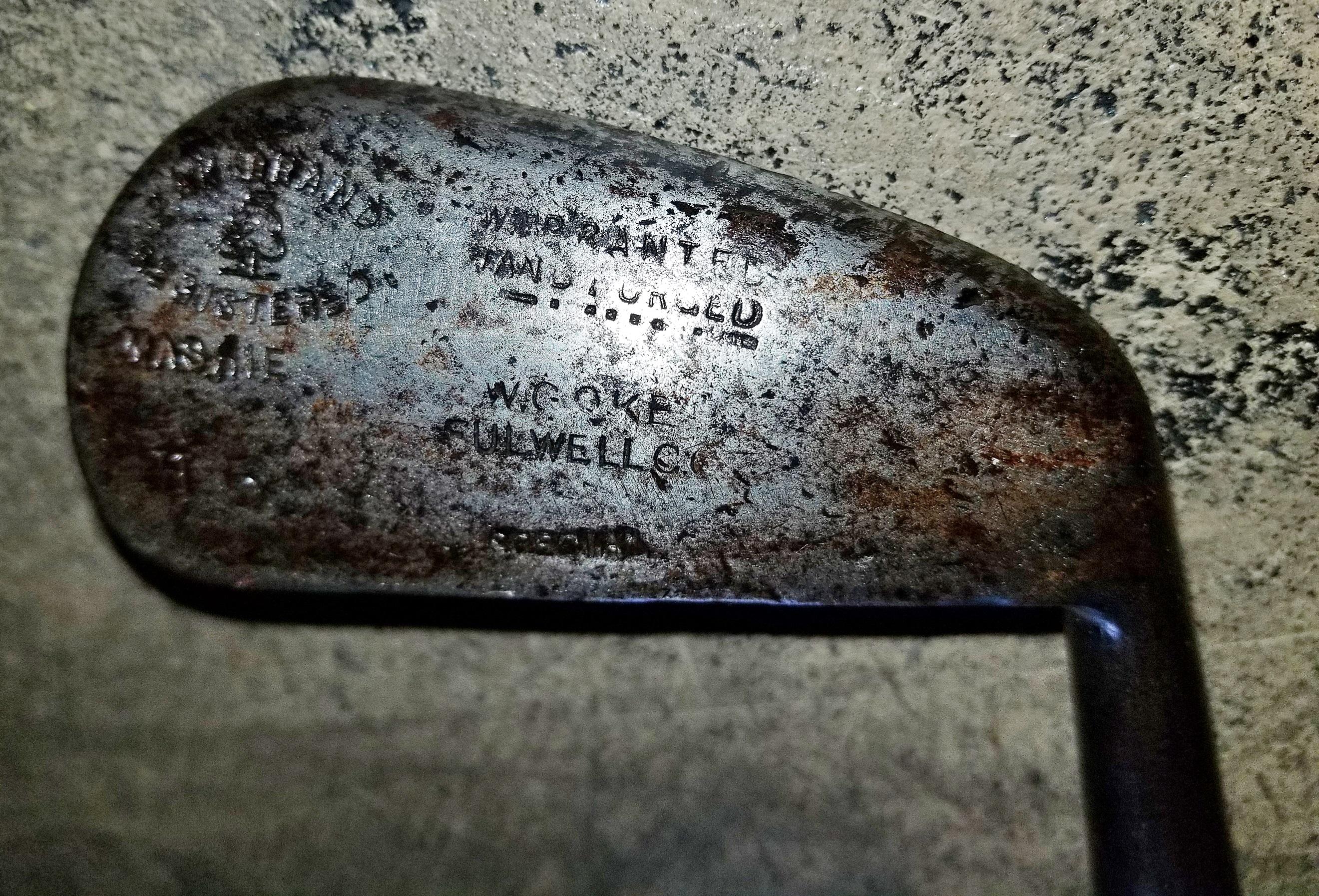 English A.M. Brand Mashie H5 FBT George Oke of Fulwell GC, England For Sale