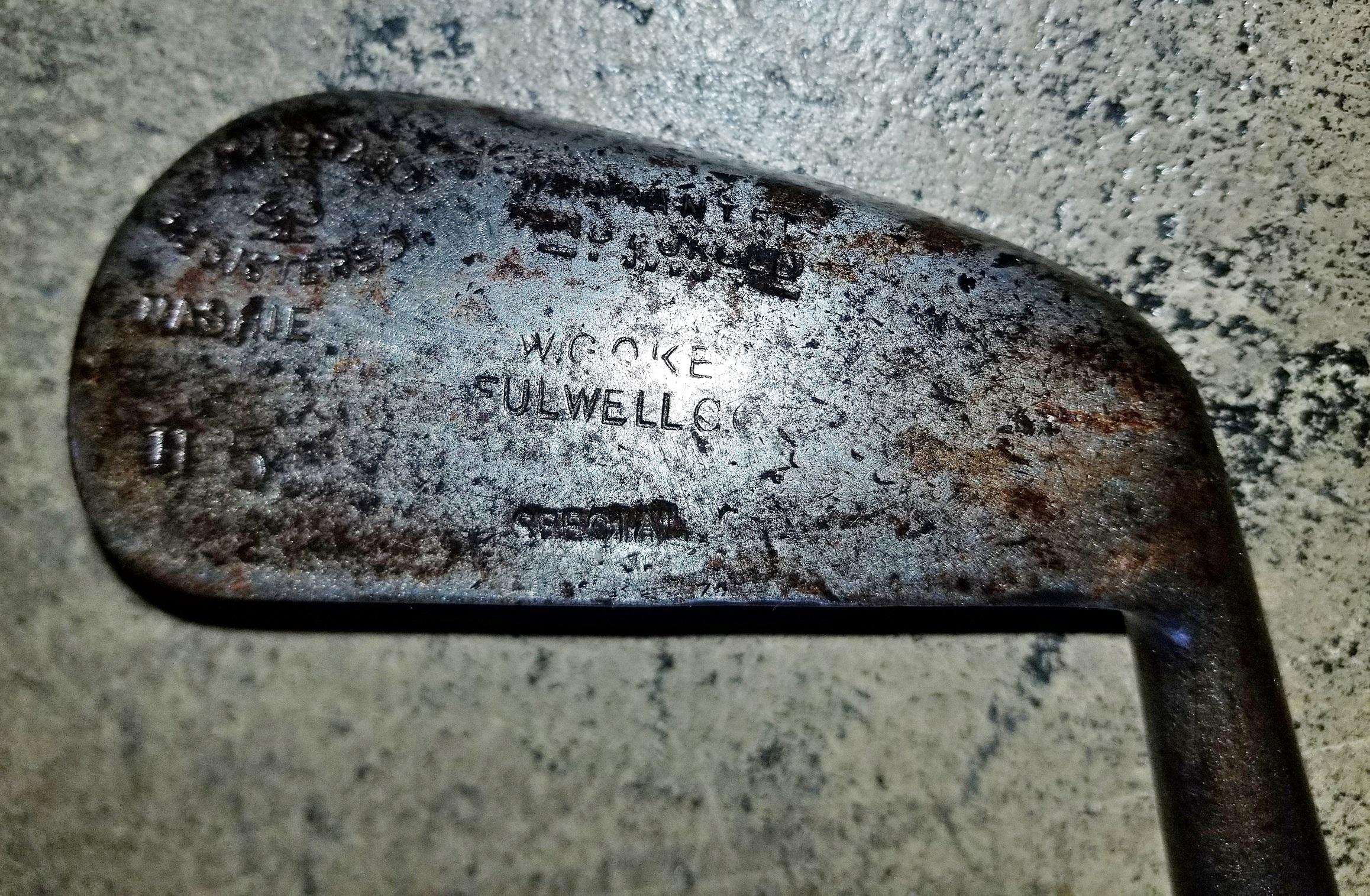 Forged A.M. Brand Mashie H5 FBT George Oke of Fulwell GC, England For Sale