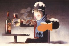 A.M. Cassandre 'Vin Tonique au Quinquina' 1998- Offset Lithograph