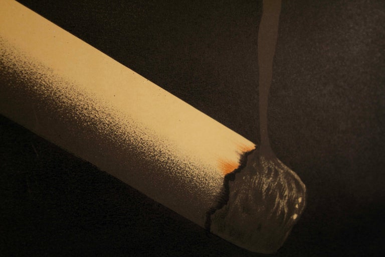 A.M. Cassandre Sensation Cigarettes 1939 Vintage Lithograph Art Deco Poster  at 1stDibs