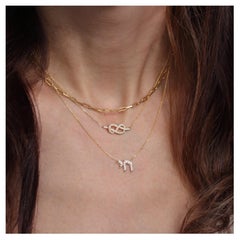 Am Israel Chai Diamond Pendant Judaica  Necklace, Jewish Gift