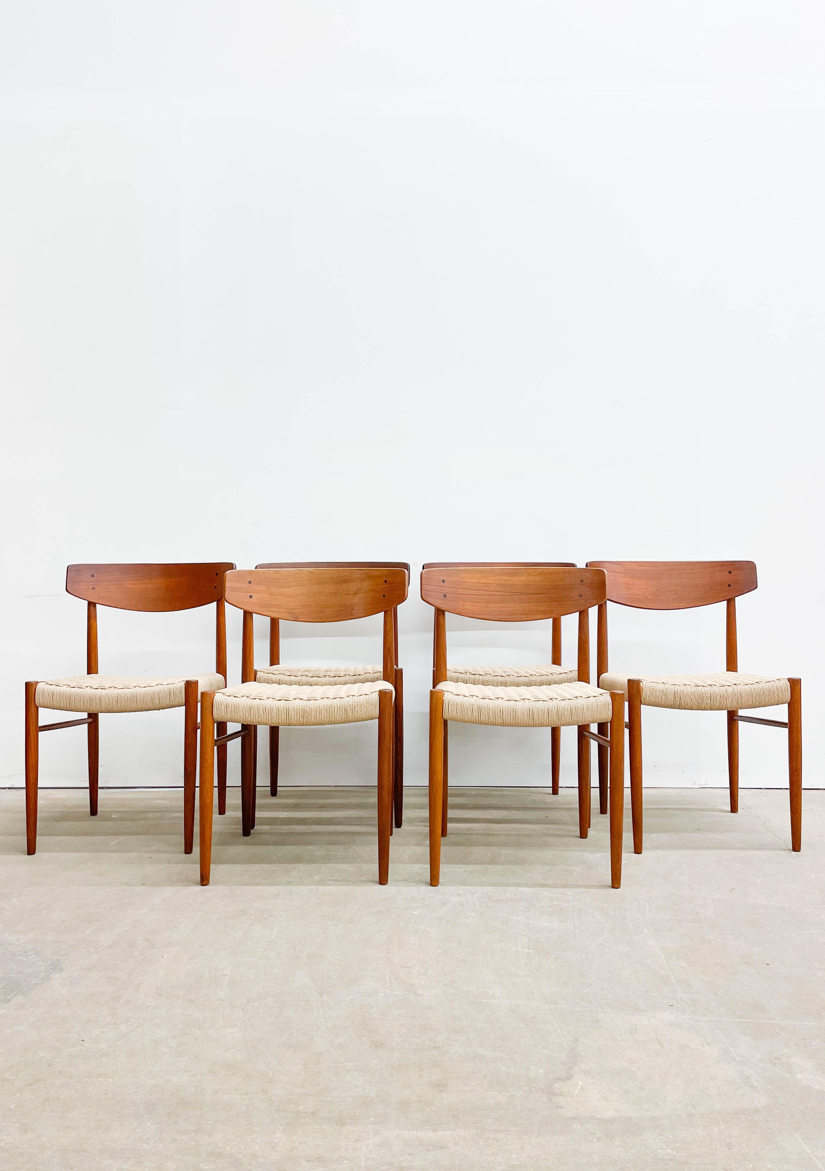 Am Moller 501 Dining Chairs, 'Set of 6' 2