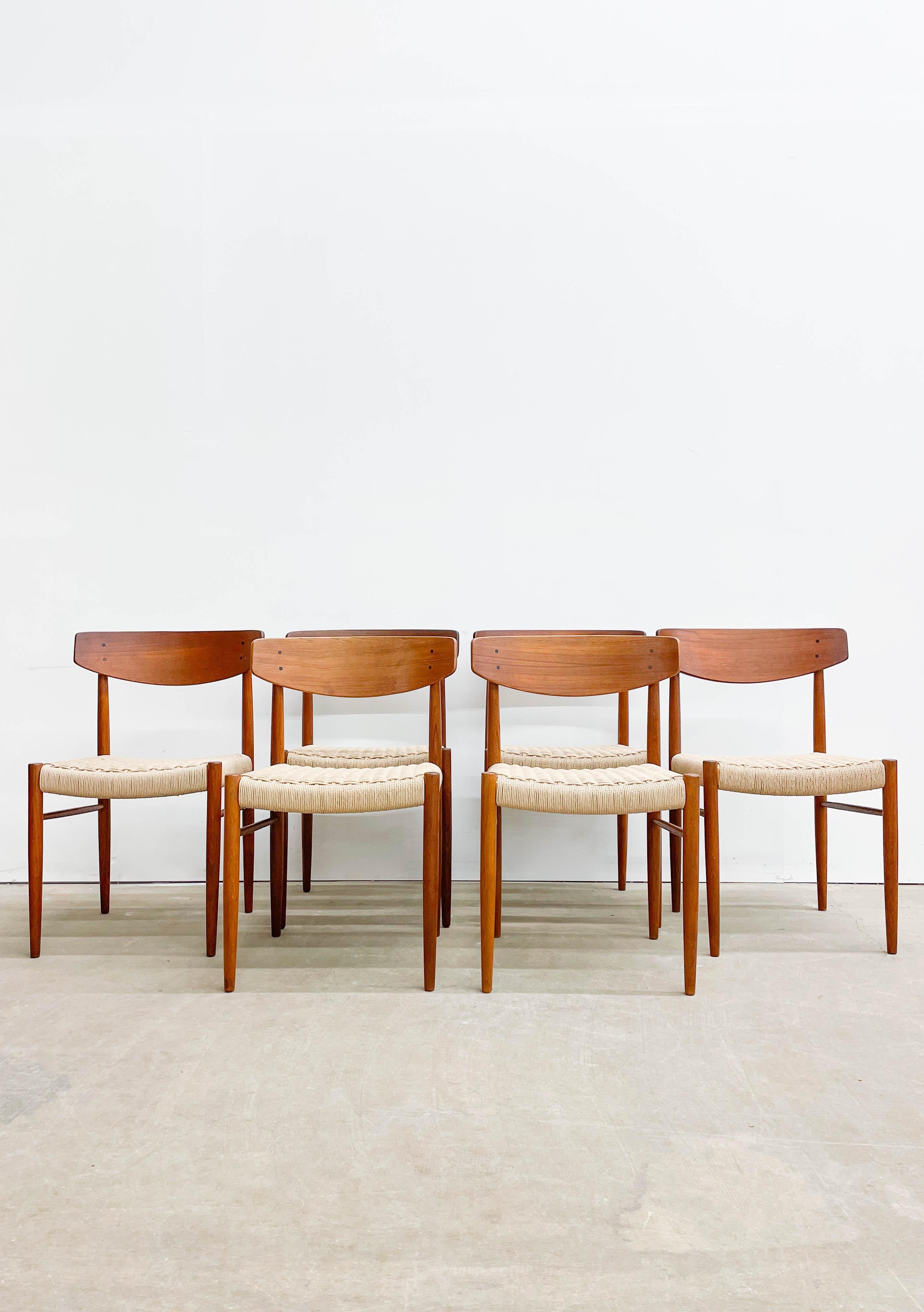 Am Moller 501 Dining Chairs, 'Set of 6' For Sale 2