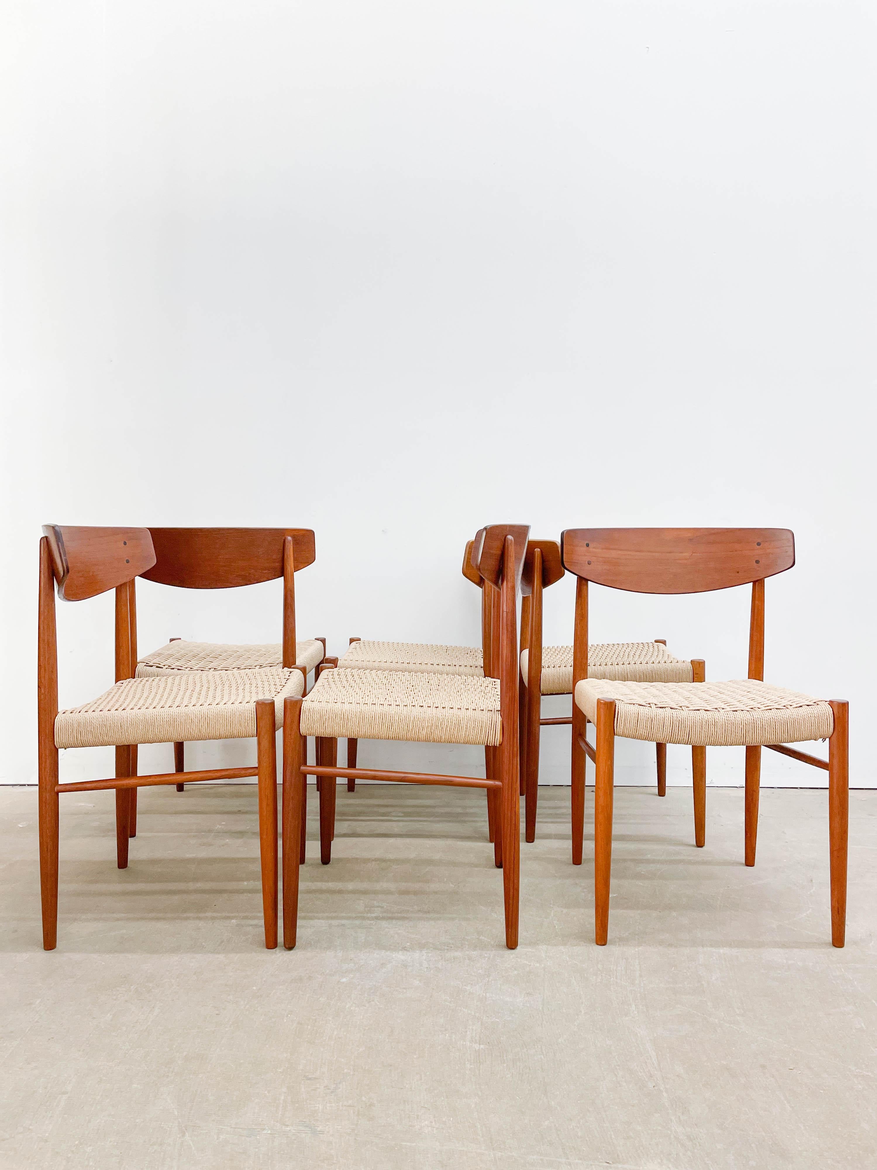 Am Moller 501 Dining Chairs, 'Set of 6' For Sale 5