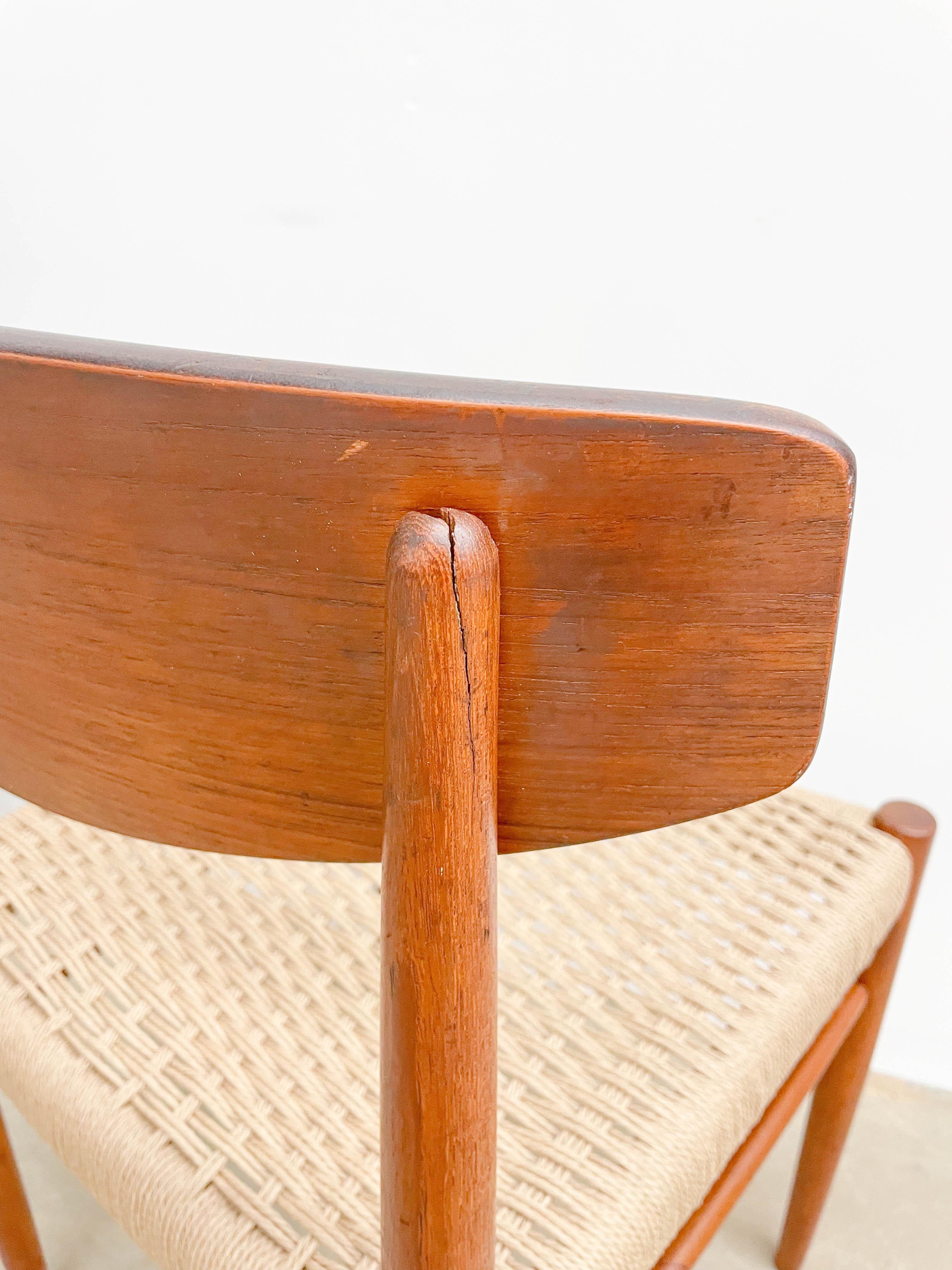 Am Moller 501 Dining Chairs, 'Set of 6' 1
