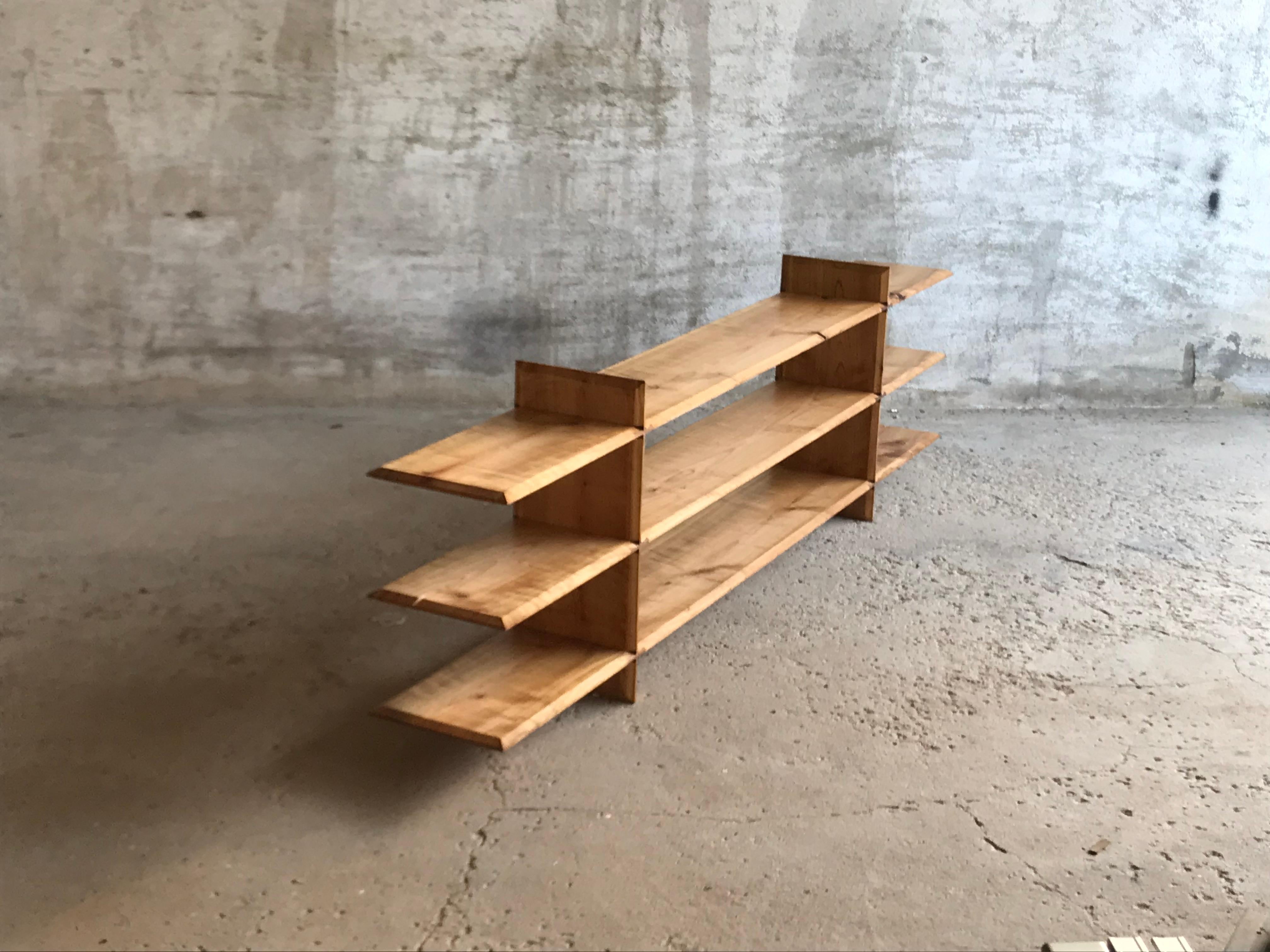 AM Shelve, Solid Cherry Wood, Handmade and Designed by Tomaz Viana In New Condition For Sale In Cascais, PT