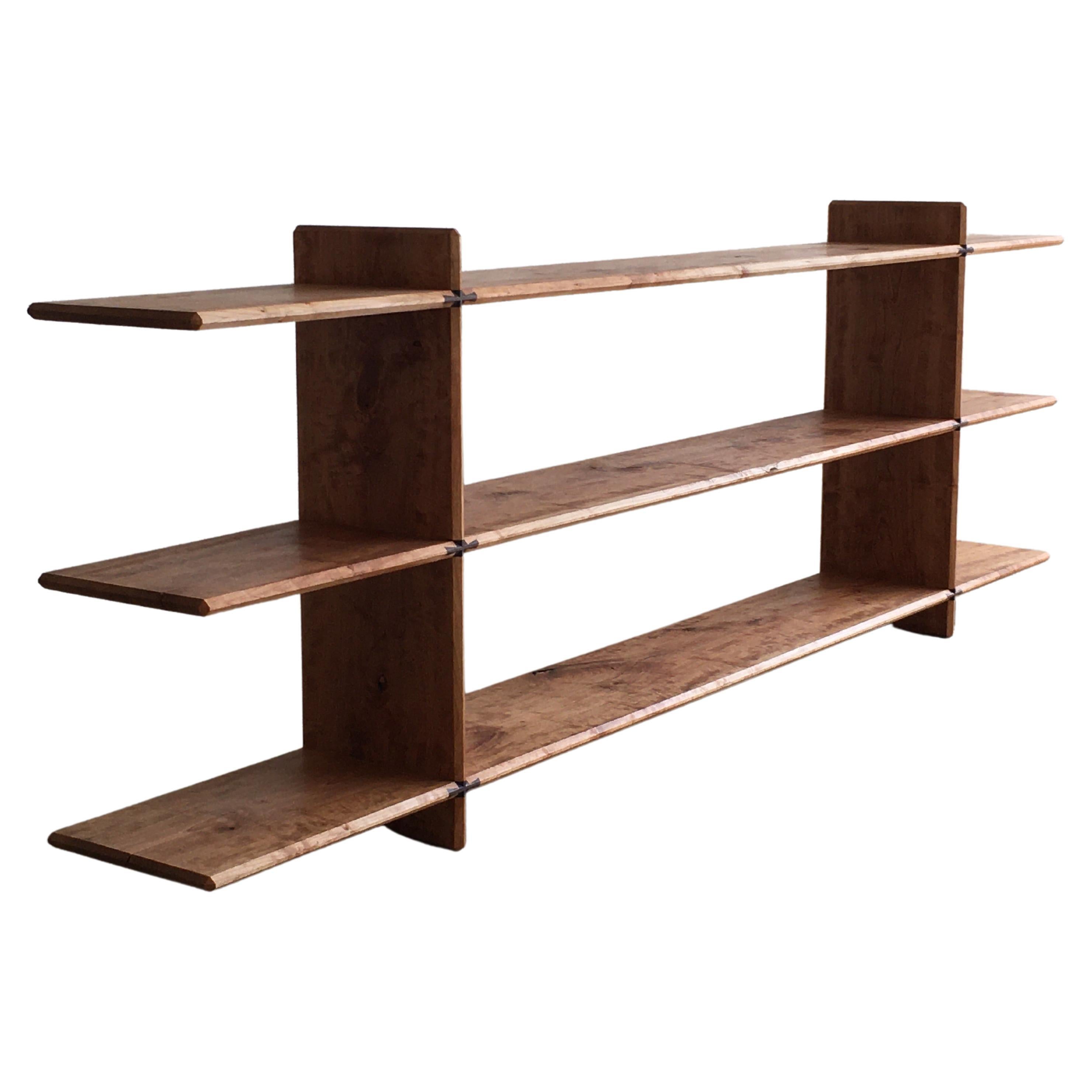 AM Shelve, Solid Cherry Wood, Handmade and Designed by Tomaz Viana For Sale