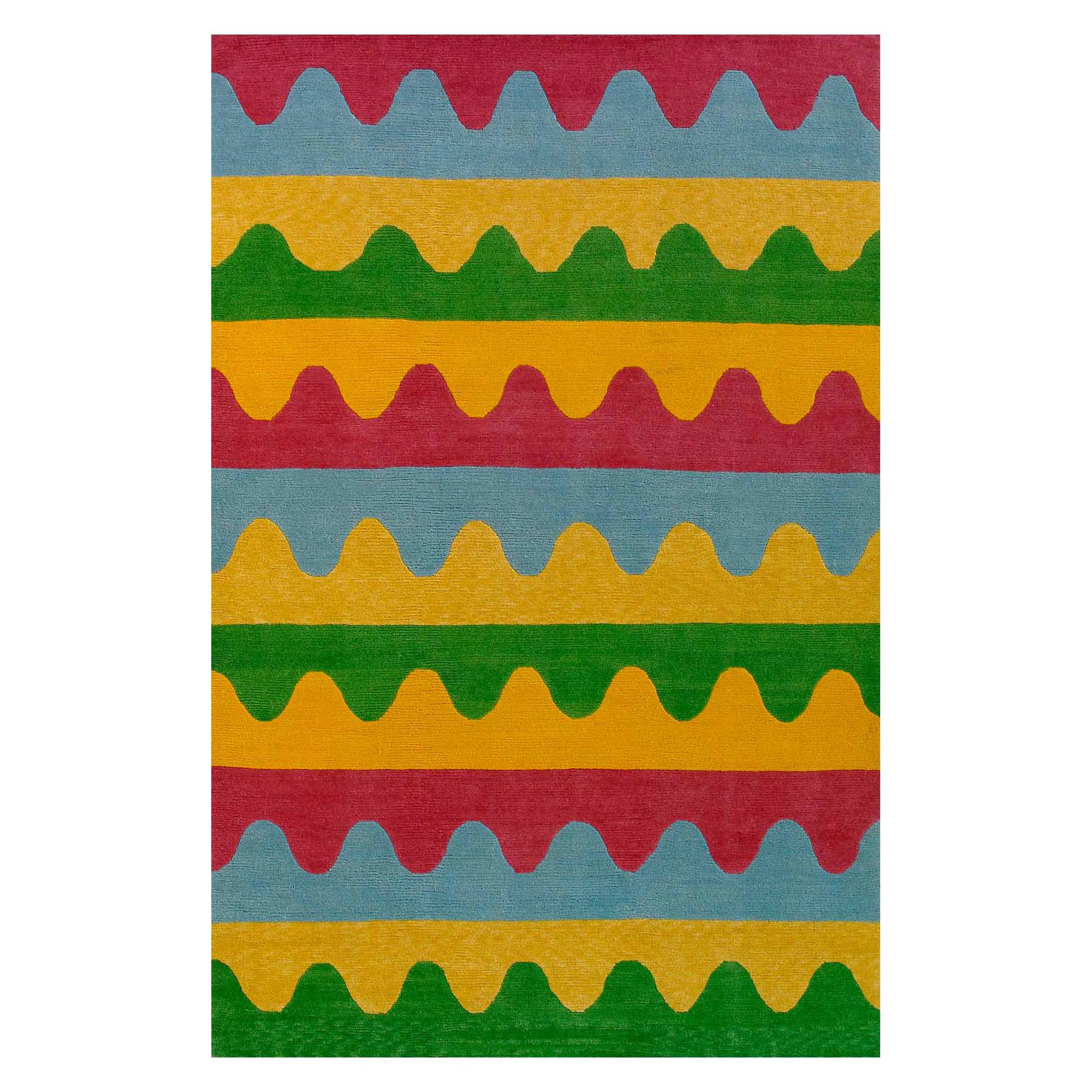 AM2 Woollen Carpet by Alessandro Mendini for Post Design Collection/Memphis For Sale