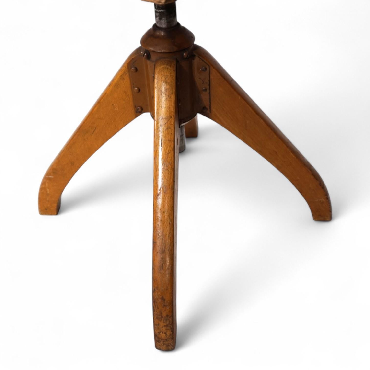 Ama Elastischer Bürostuhl, Bauhaus-Stil, 1950 im Angebot 2