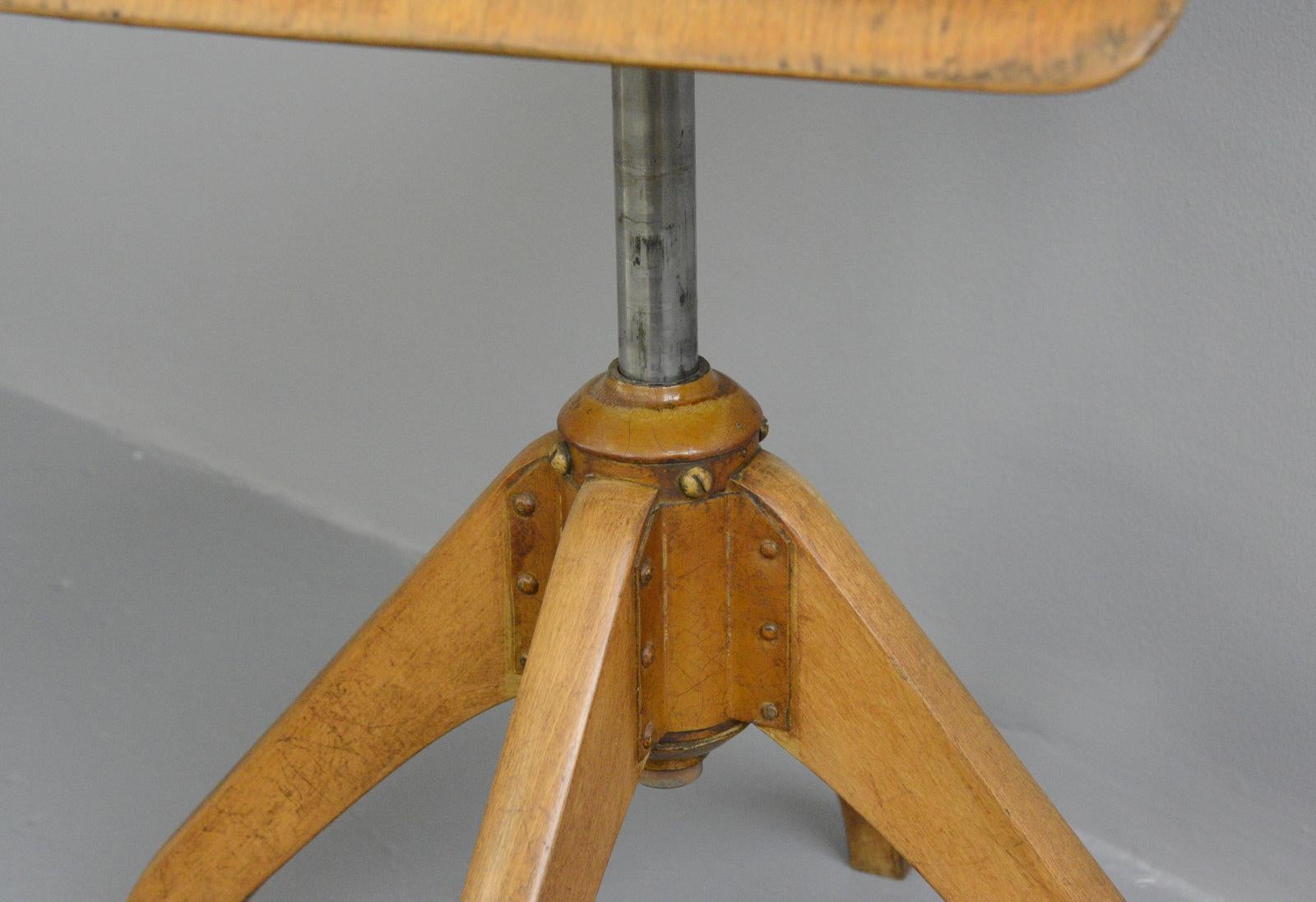 German Ama Elastik Factory Chair, circa 1930s