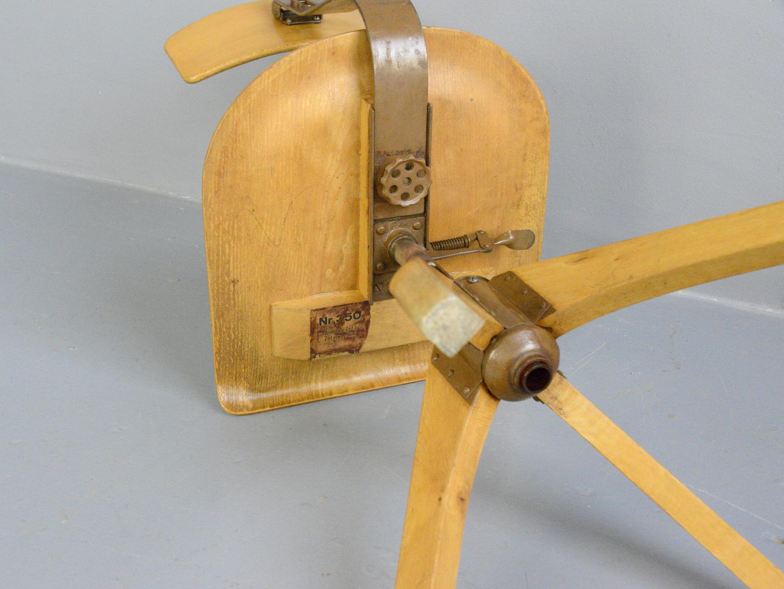 Plywood Ama Elastik Factory Chair, circa 1930s