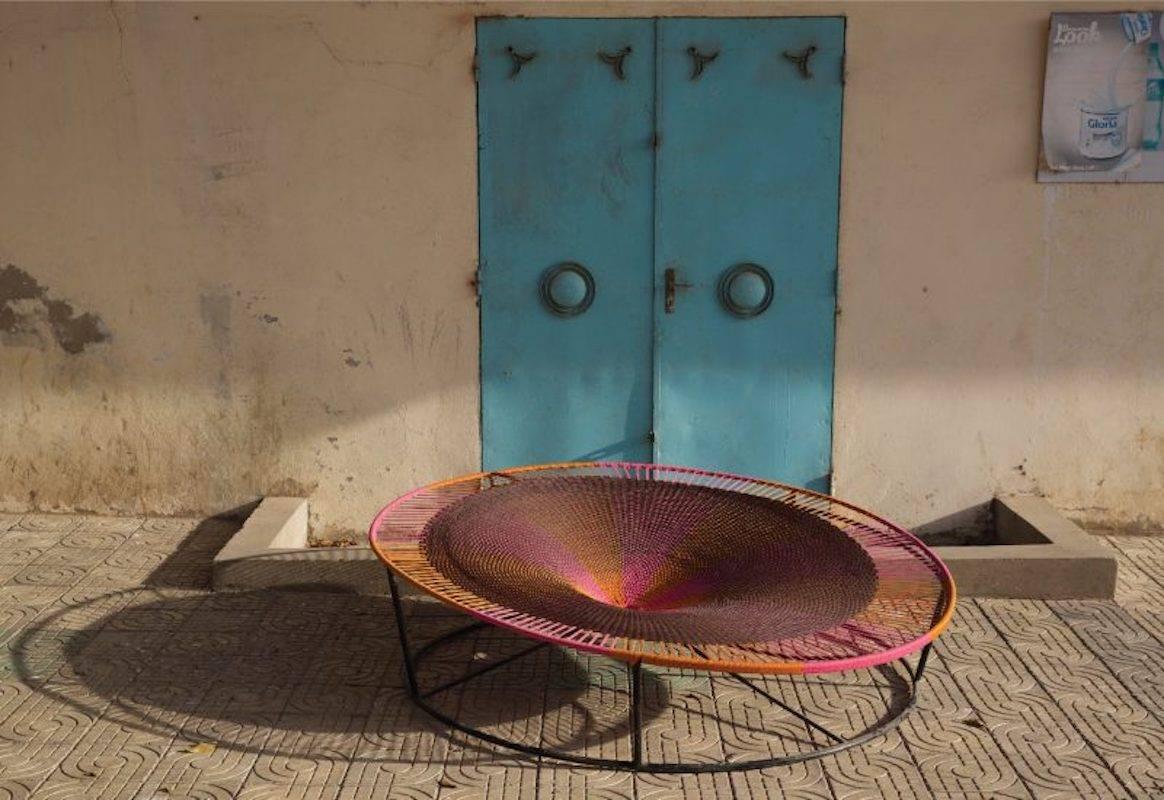 Senegalese Amaca Daybed by David Weeks for Moroso for Indoor and Outdoor in Multicolor For Sale