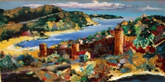 Tossa de Mar - Óleo sobre tela - 82 x 148 cms.