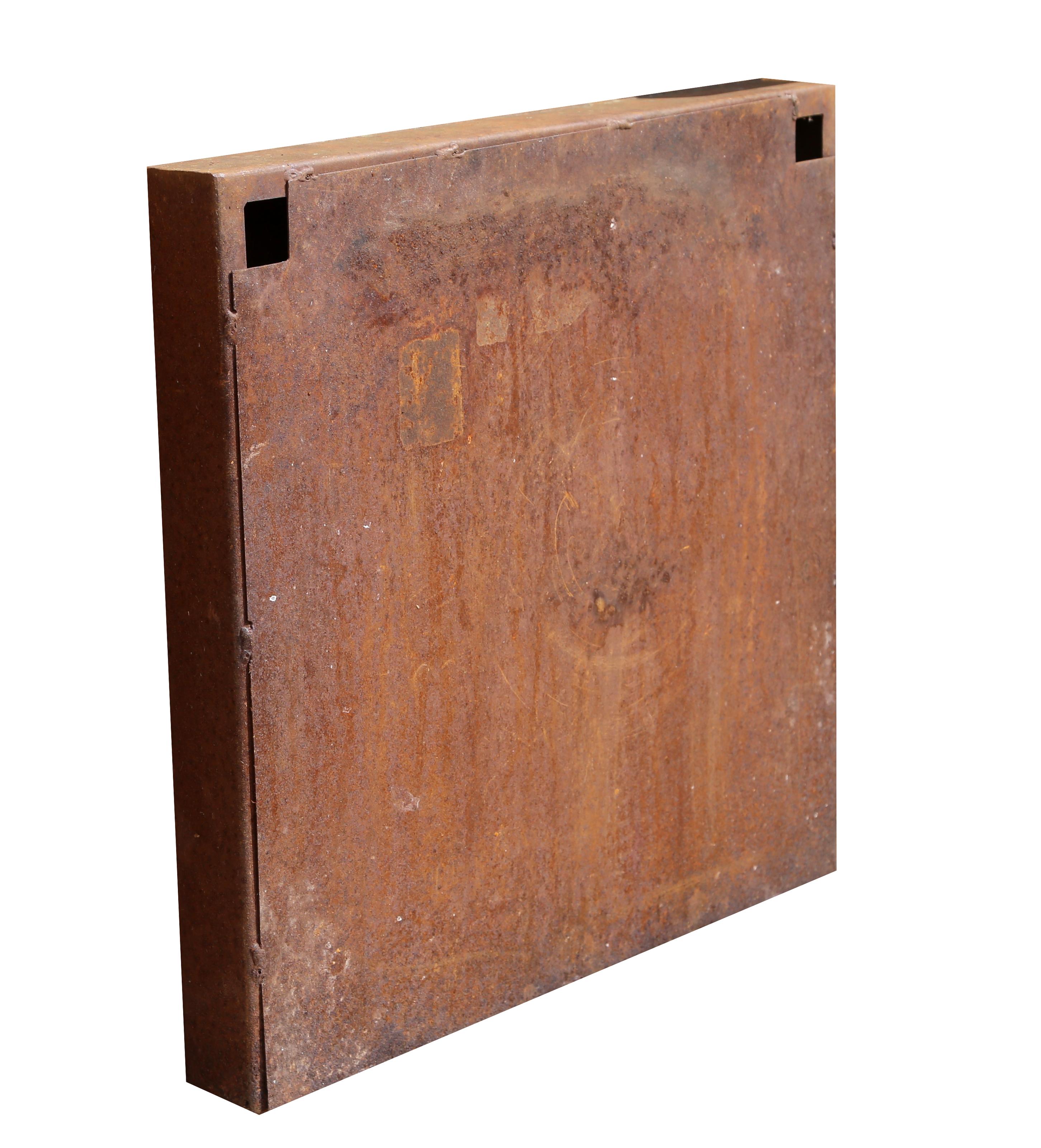 Armadura Terrestre, Escultura de Aluminio y Acero Oxidado de Amadeo Gabino en venta 4